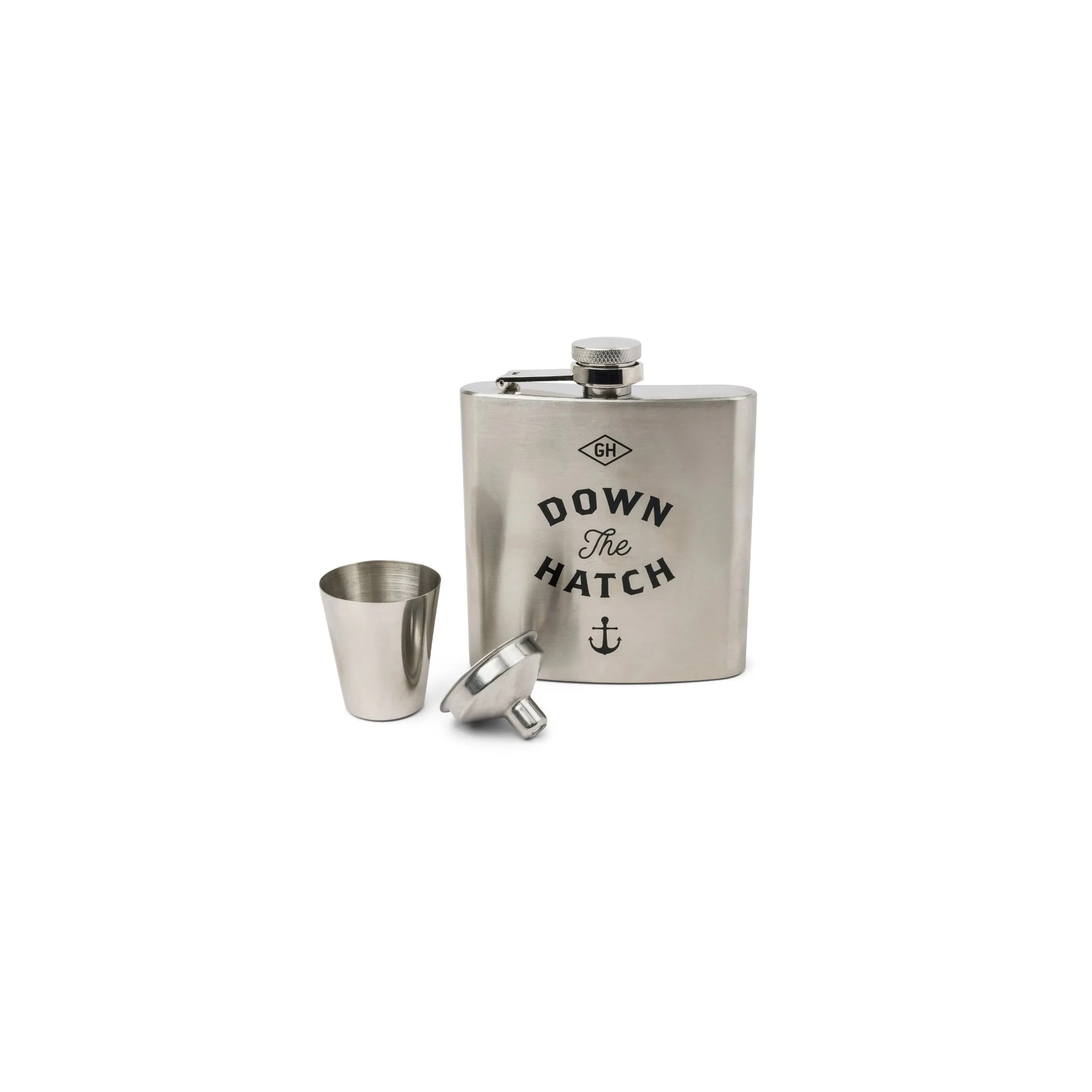 Gentlemen's Hardware Hip Flask Set