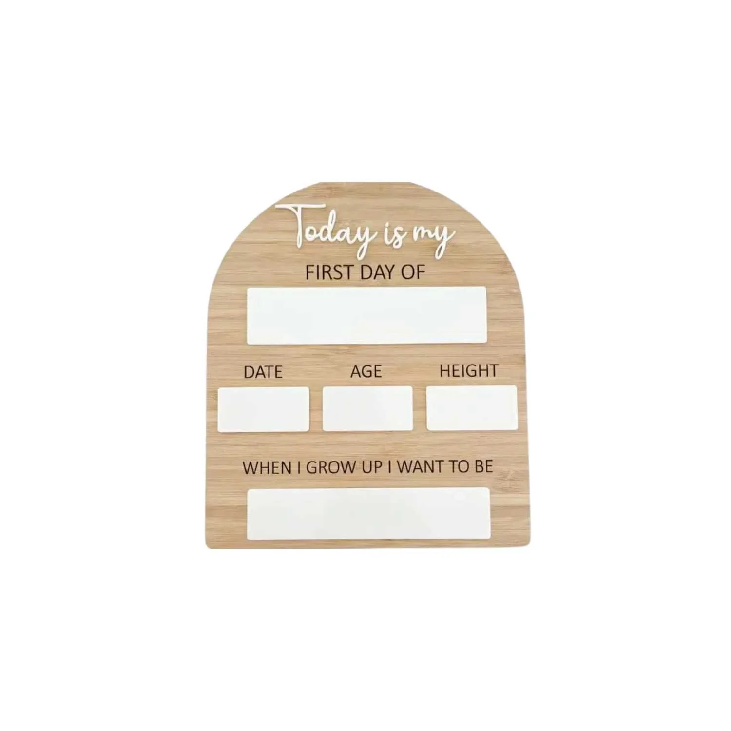 First Day Board Plain