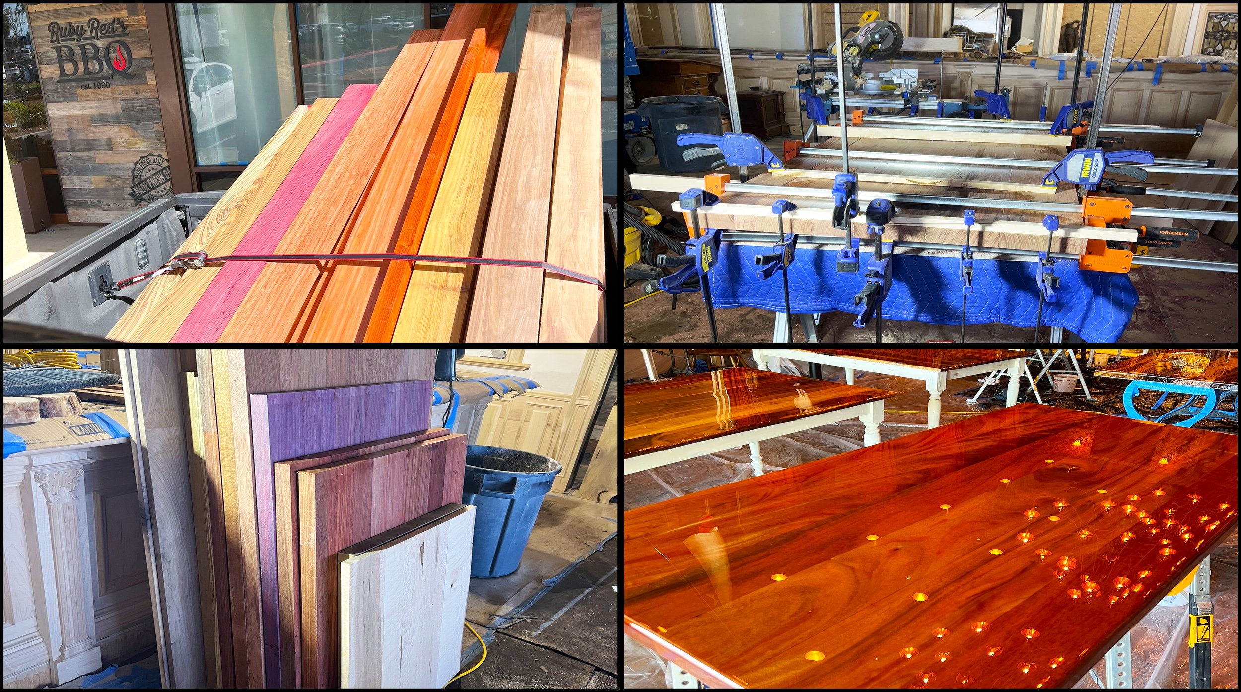   ARTISAN WOOD TABLES &amp; SPECIALTY FINISHES  