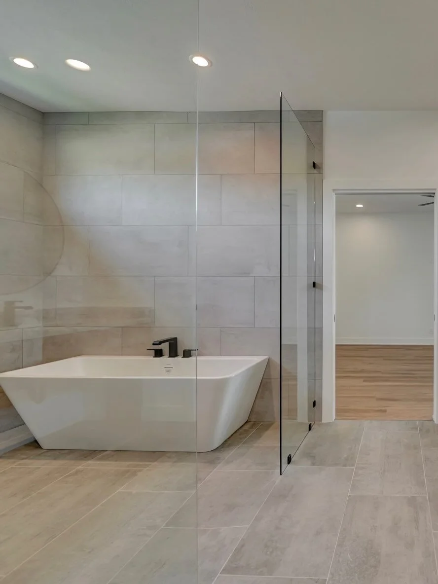 Tile might seem like a small detail, but it plays a big role in how a home feels. 
Here are some of our favorite tiles in our Hadley Custom Homes! ✨