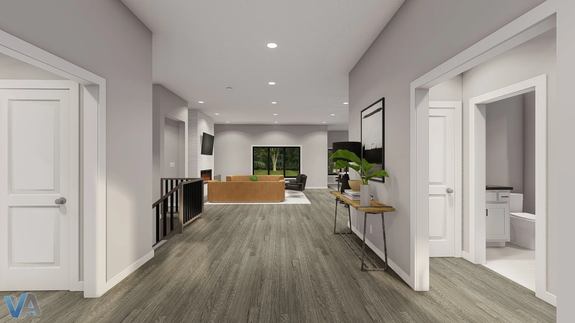 Anita Floor Plan Rendering - Hadley Custom Homes