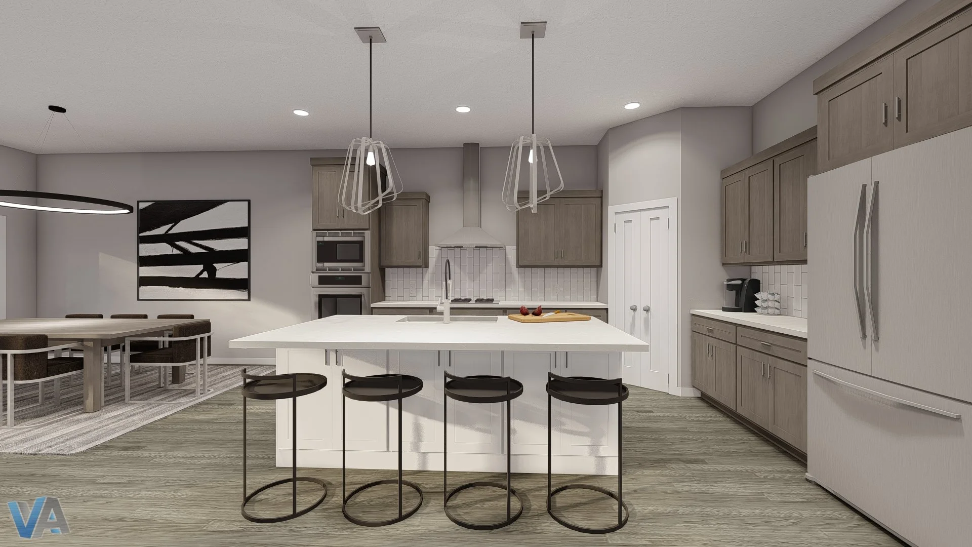 Anita Floor Plan Rendering - Hadley Custom Homes