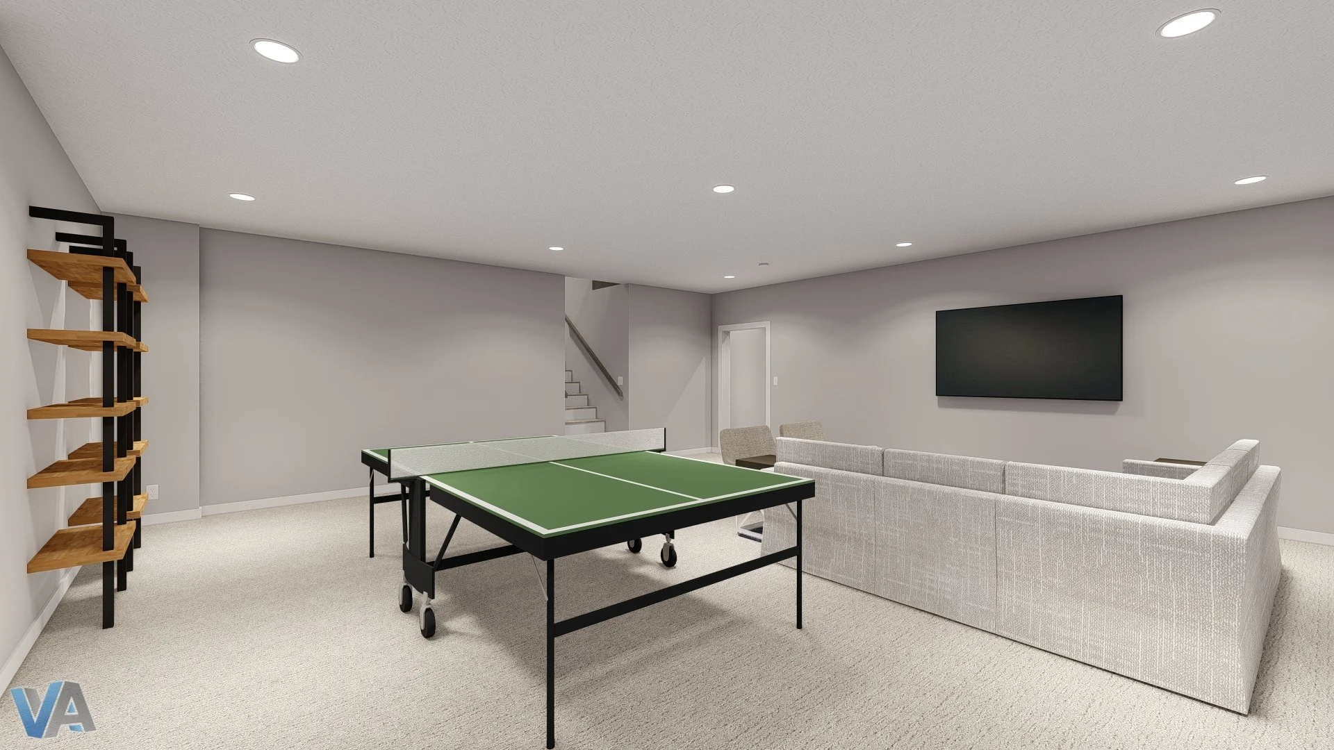 Anita Floor Plan Rendering - Hadley Custom Homes