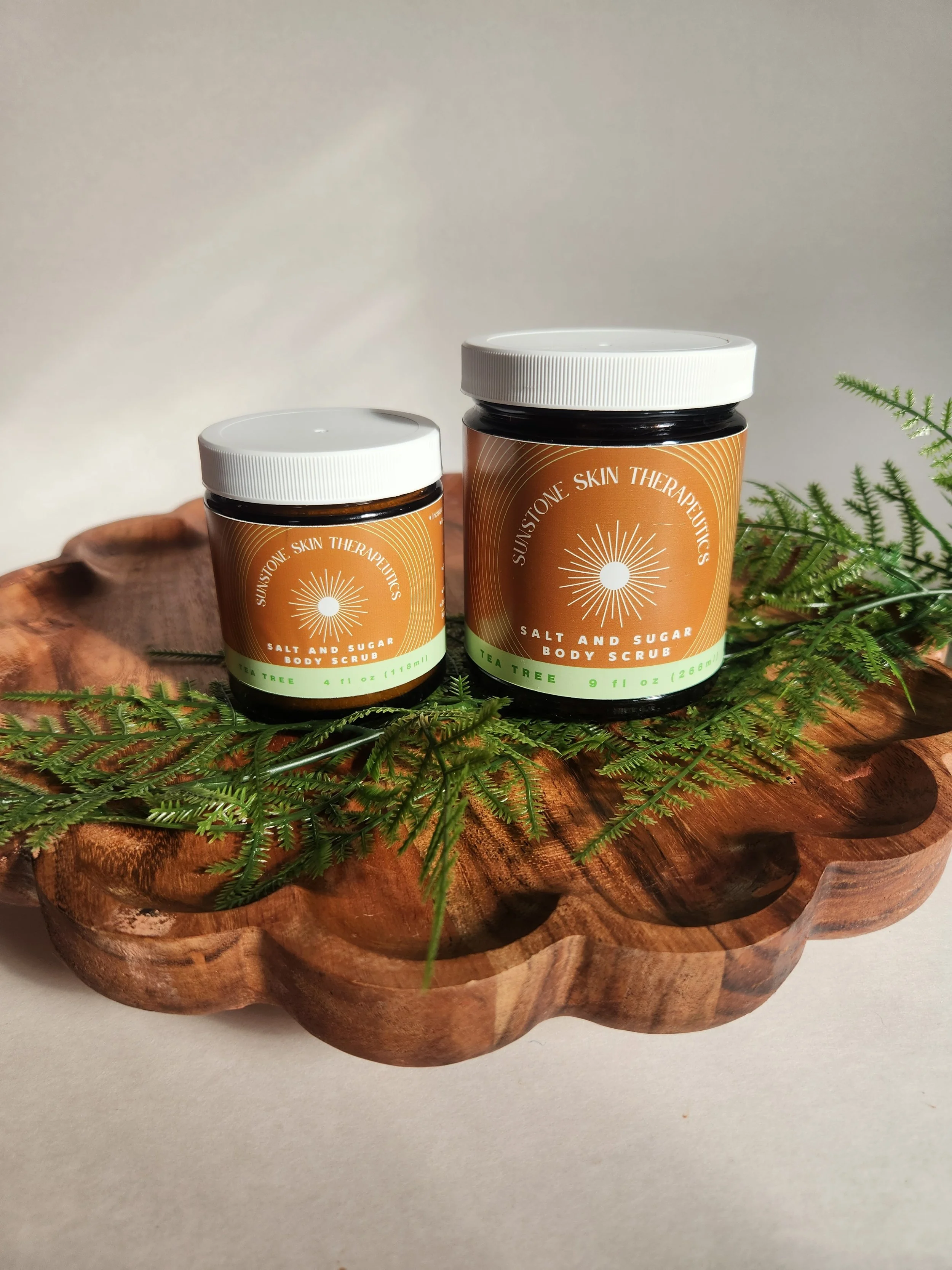 Tea Tree Salt and Sugar Scrub