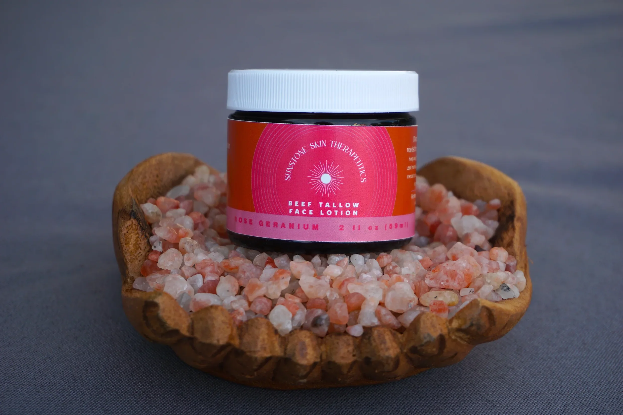 Rose Geranium Beef Tallow Face Lotion