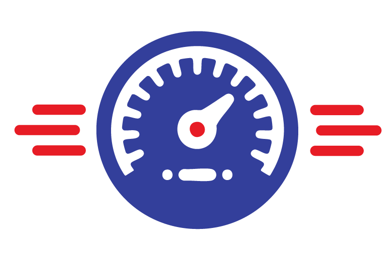 Speedometer with red lines indicating fast speed, representing Rochas Auto Service in Redding and Anderson, California