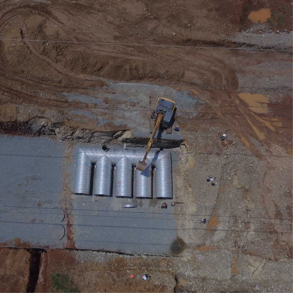 SISTEMA DE RETENCIÓN DE AGUA PLUVIAL CAPITALNORTE Municipio de Zapopan, Jalisco. manufacturado con tubería HEL-COR® CONTECH MÉXICO