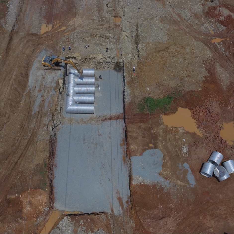 SISTEMA DE RETENCIÓN DE AGUA PLUVIAL CAPITALNORTE Municipio de Zapopan, Jalisco. manufacturado con tubería HEL-COR® CONTECH MÉXICO