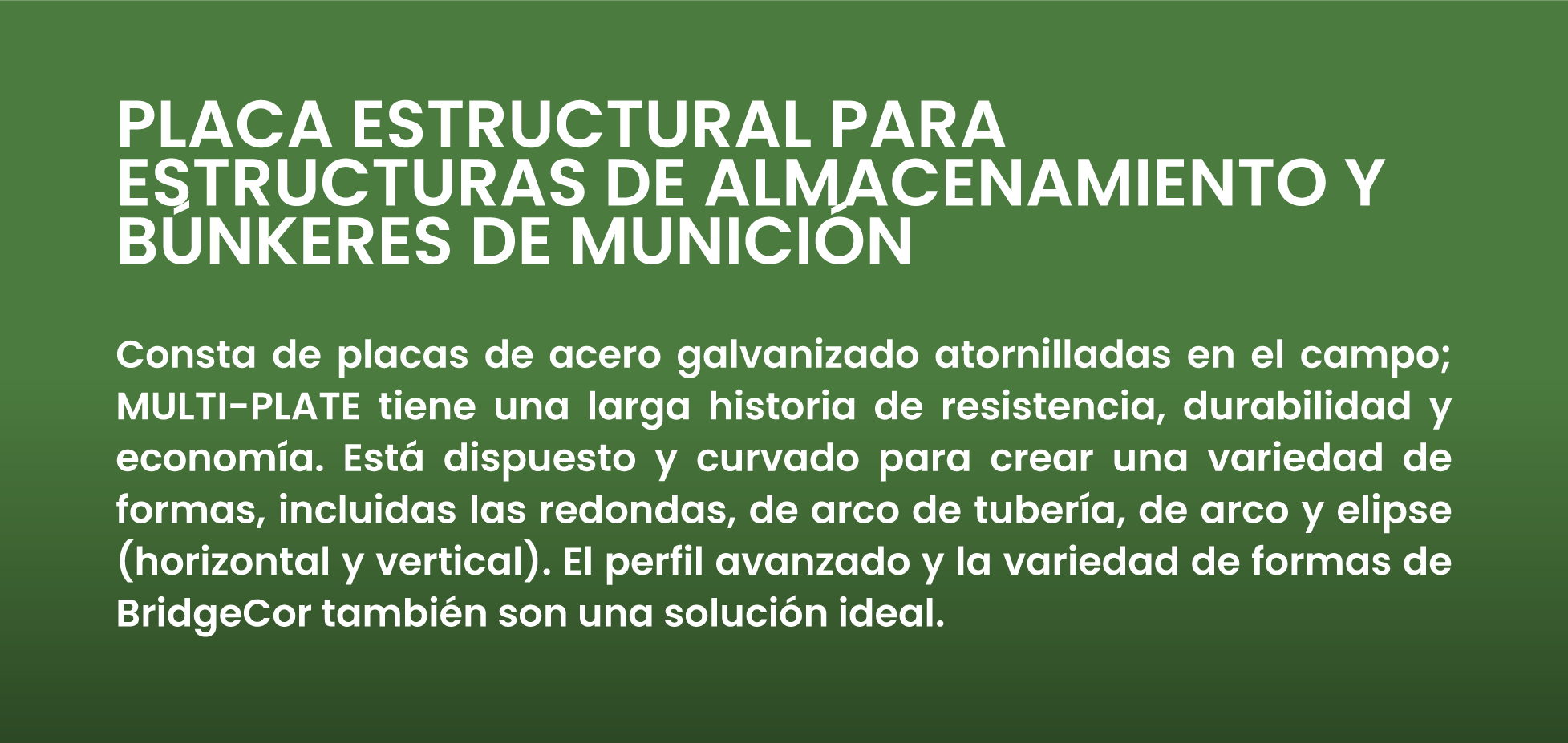 Multiplaca CONTECH MÉXICO: placas de acero galvanizado resistencia, durabilidad, formas disponibles y compatibilidad con soluciones avanzadas como BridgeCor.