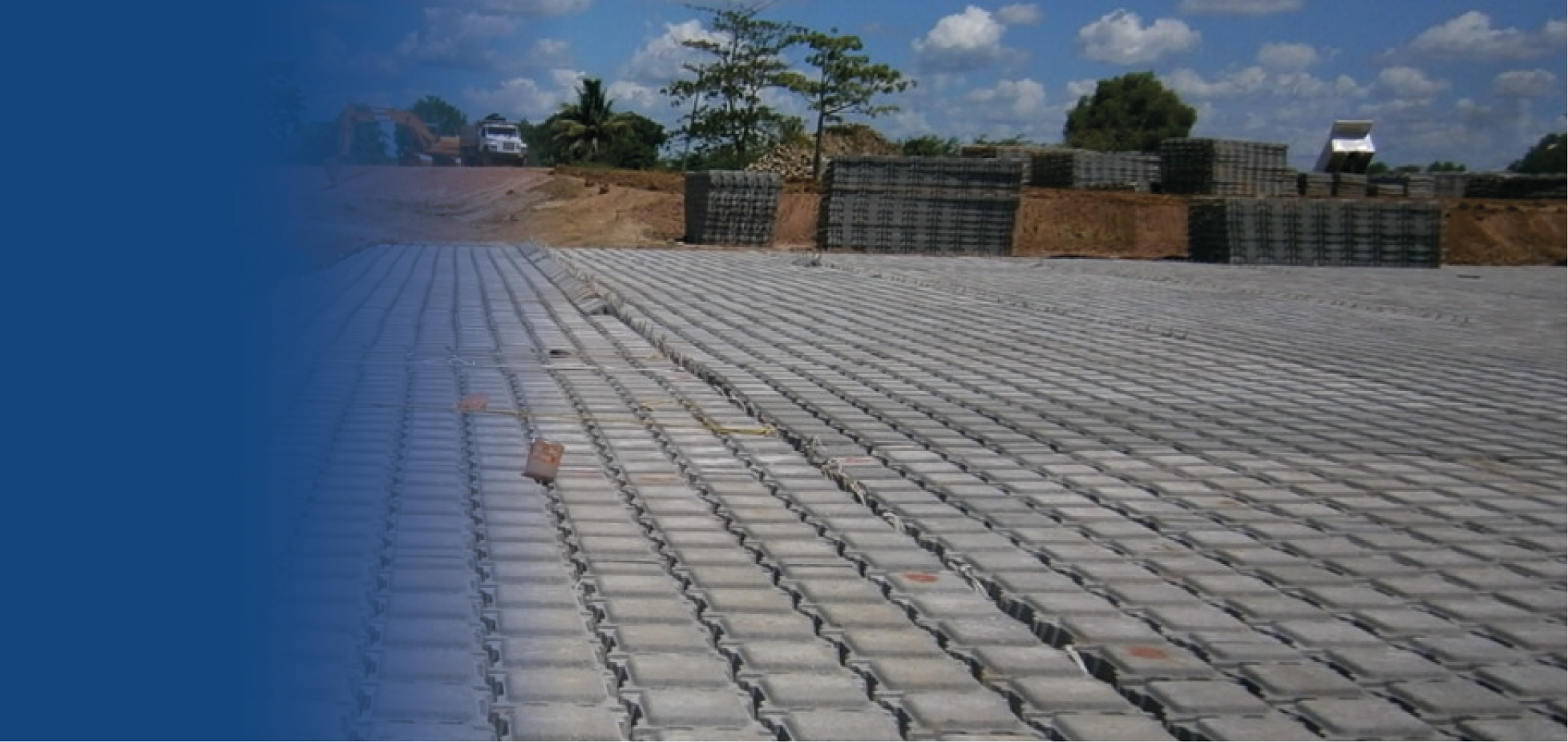 ArmorFlex y ArmorLoc para aplicaciones de carga pesada, alternativa rápida y flexible a plataformas de hormigón tradicionales, aptas para tanques y equipos pesados. CONTECH MEXICO