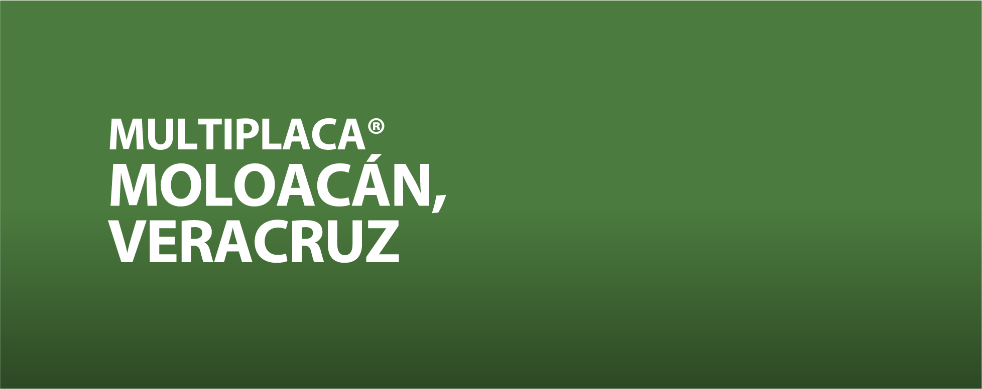 MULTIPLACA®
MOLOACÁN,
VERACRUZ