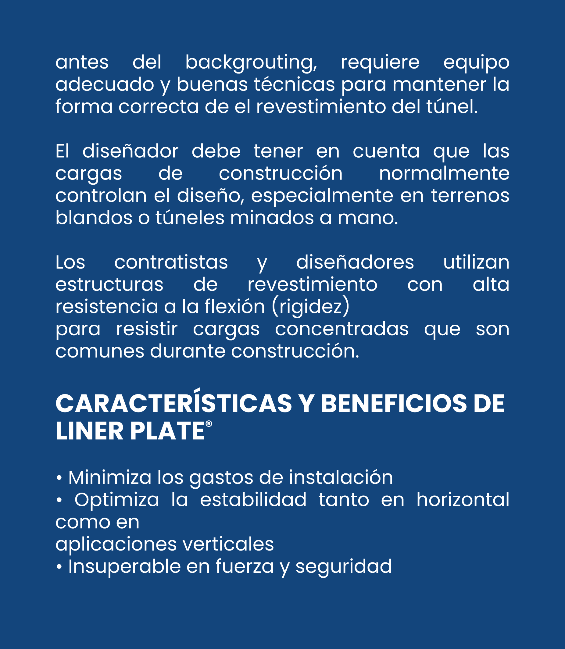 Placa de revestimiento de 2 bridas de Contech MÉXICO LINER PLATE