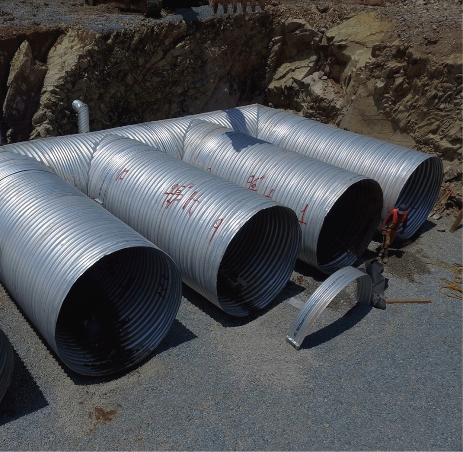 SISTEMA DE RETENCIÓN DE AGUA PLUVIAL CAPITALNORTE Municipio de Zapopan, Jalisco. manufacturado con tubería HEL-COR® CONTECH MÉXICO