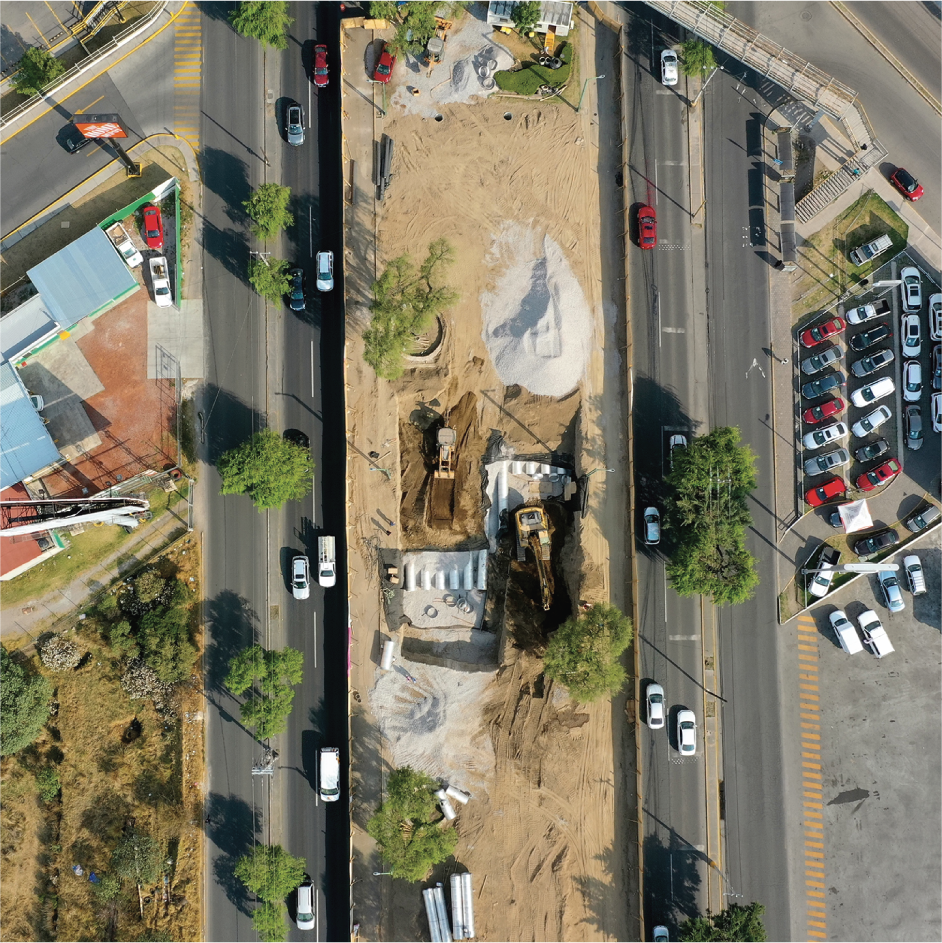 SISTEMA DE RETENCION Y/O INFILTRACIÓN DE AGUAS PLUVIALES PARA LA VIALIDAD TOLUCA-TENANGO POR BLVD. SOR JUANA INÉS DE LA CRUZ. CONTECH MÉXICO