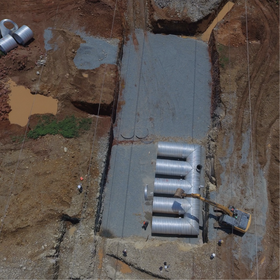 SISTEMA DE RETENCIÓN DE AGUA PLUVIAL CAPITALNORTE Municipio de Zapopan, Jalisco. manufacturado con tubería HEL-COR® CONTECH MÉXICO