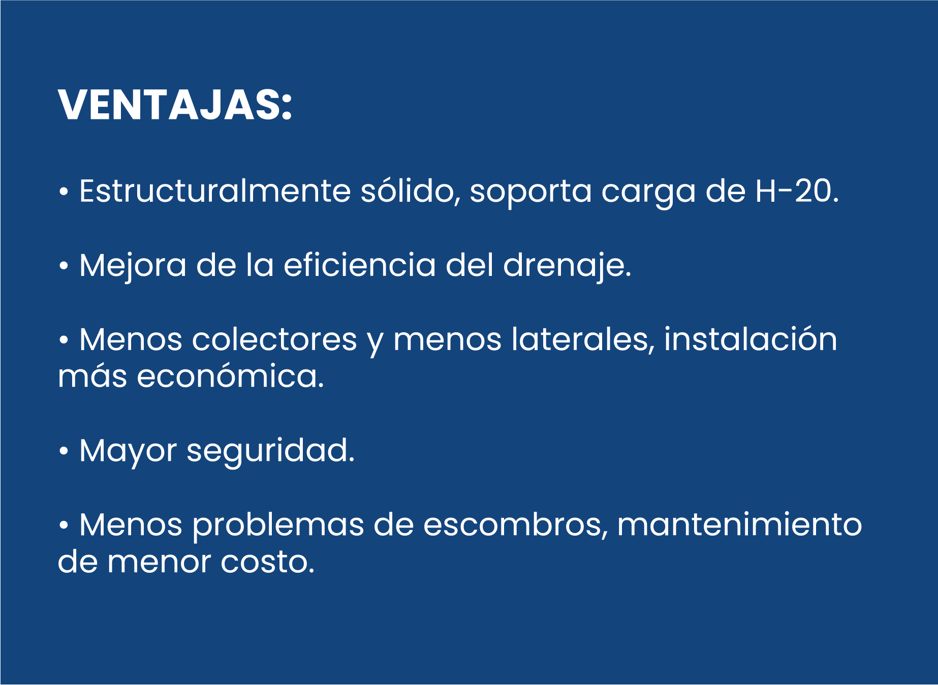 VENTAJAS DE SLOTTED DRAIN CONTECH MEXICO