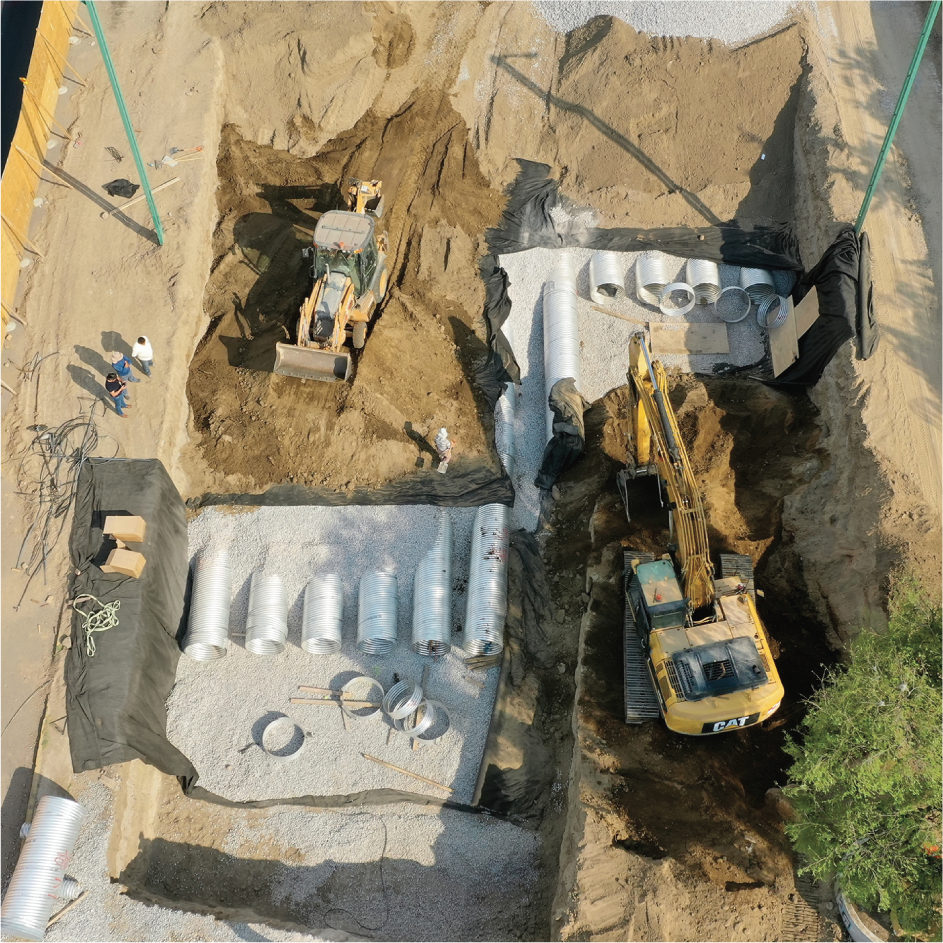 SISTEMA DE RETENCION Y/O INFILTRACIÓN DE AGUAS PLUVIALES PARA LA VIALIDAD TOLUCA-TENANGO POR BLVD. SOR JUANA INÉS DE LA CRUZ. CONTECH MÉXICO.