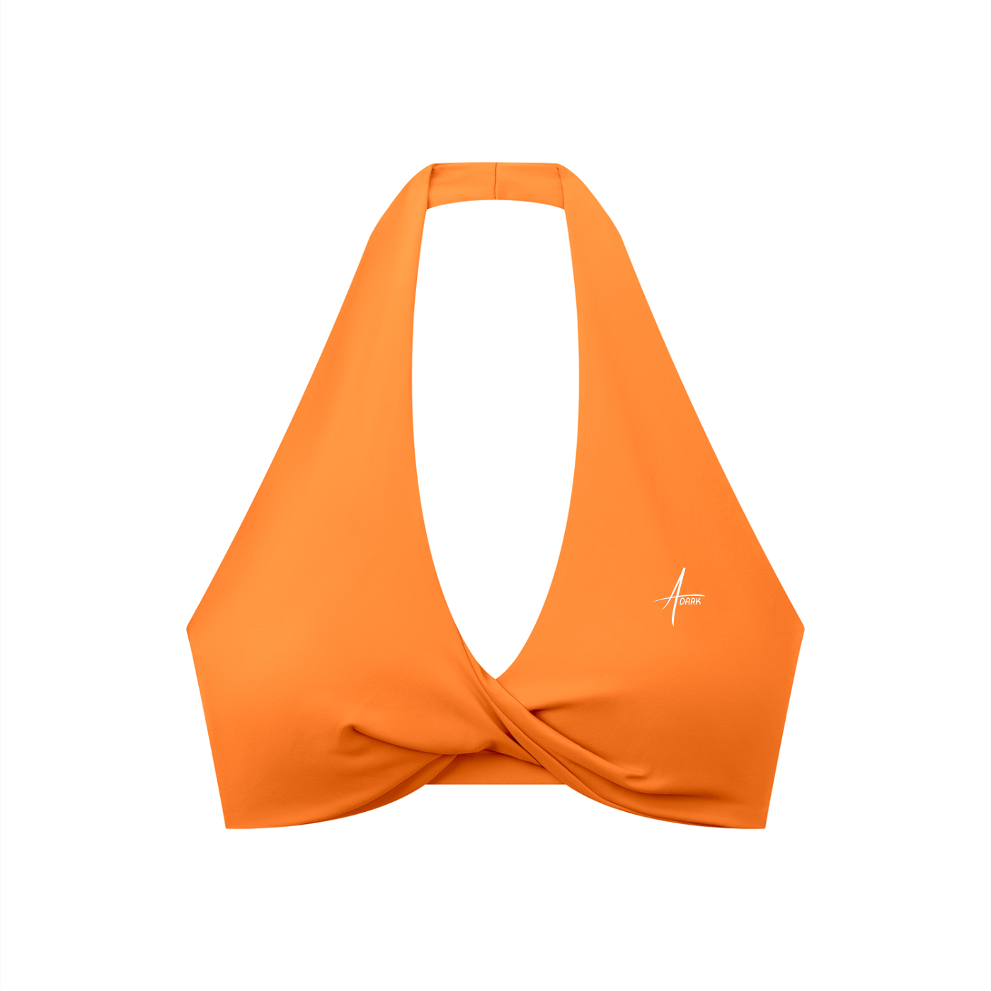 Women's Pleated Halter Sports Bra
