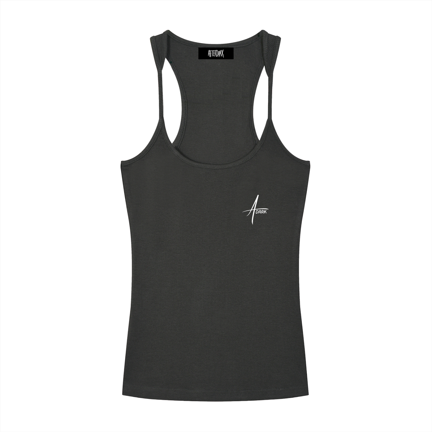 Slim Fit Ribbed Racerback Tank Top