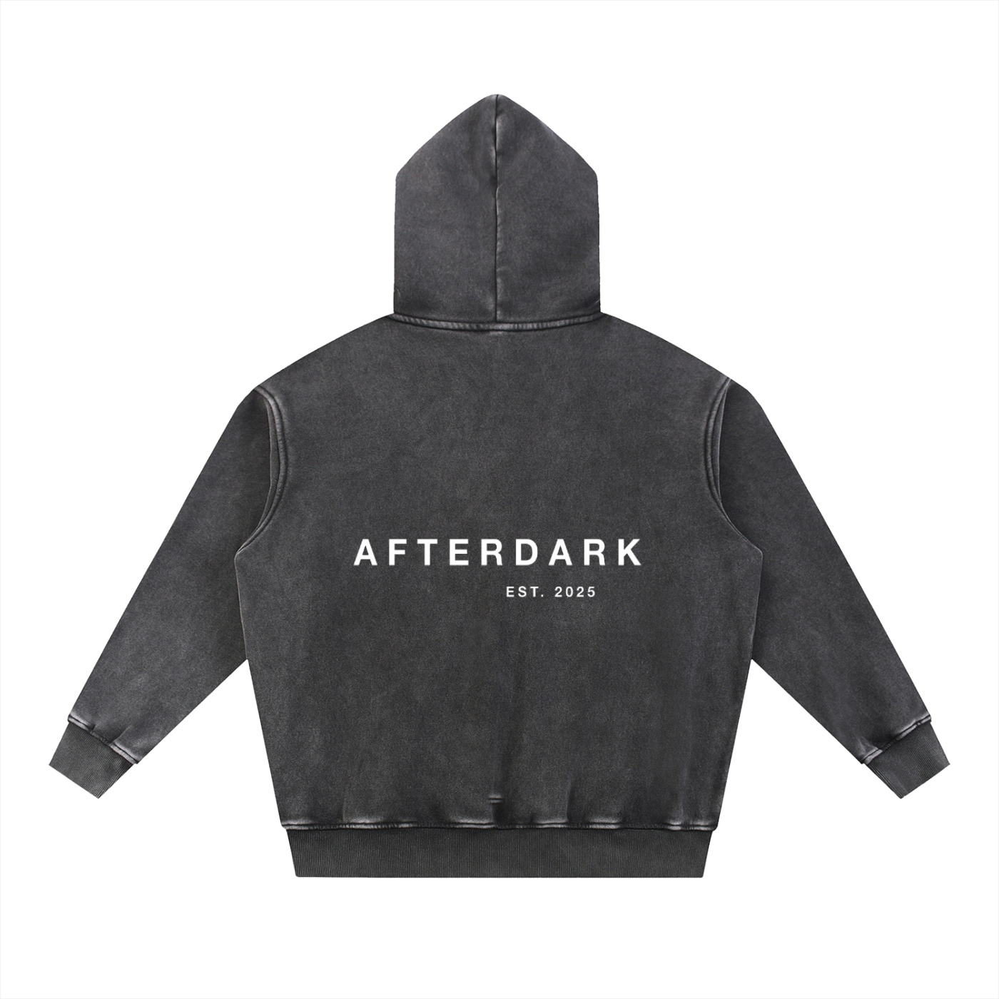 Snow Wash Fleece Oversize Hoodie