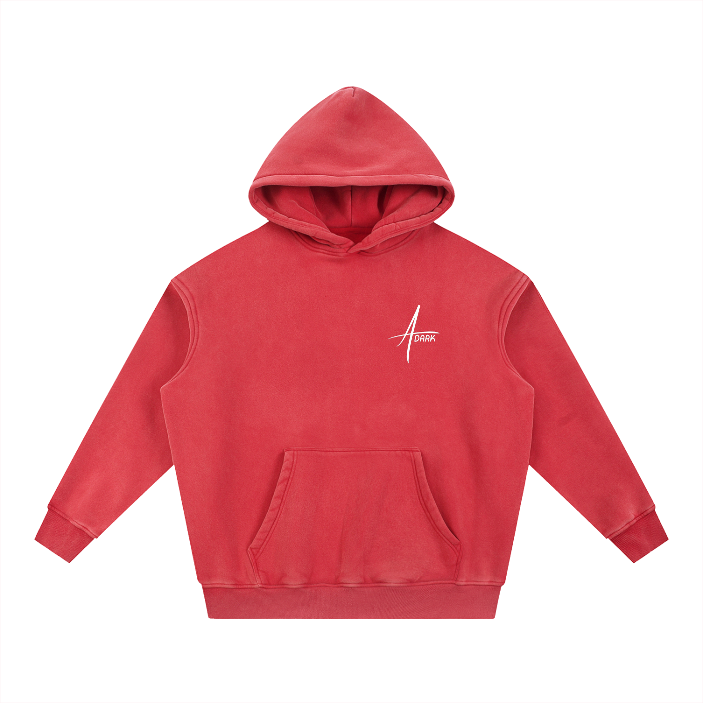 Snow Wash Fleece Oversize Hoodie