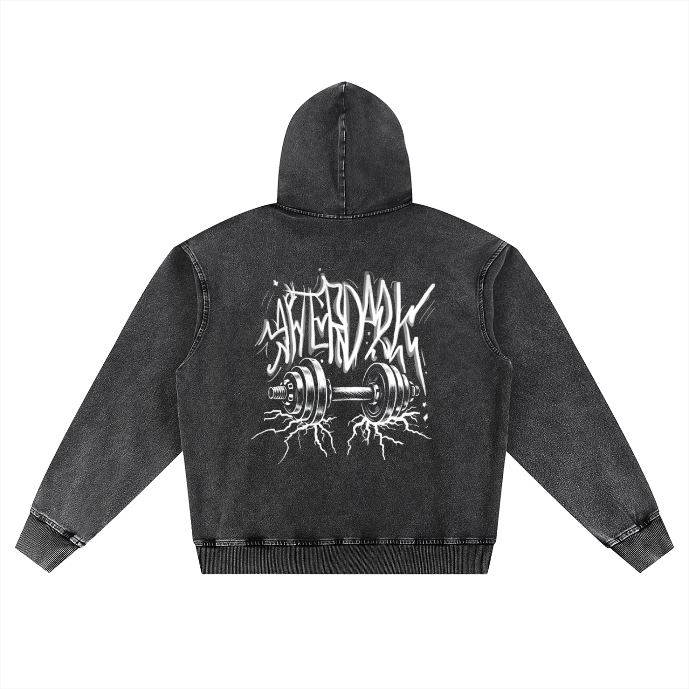 Snow Wash Oversized Hoodie