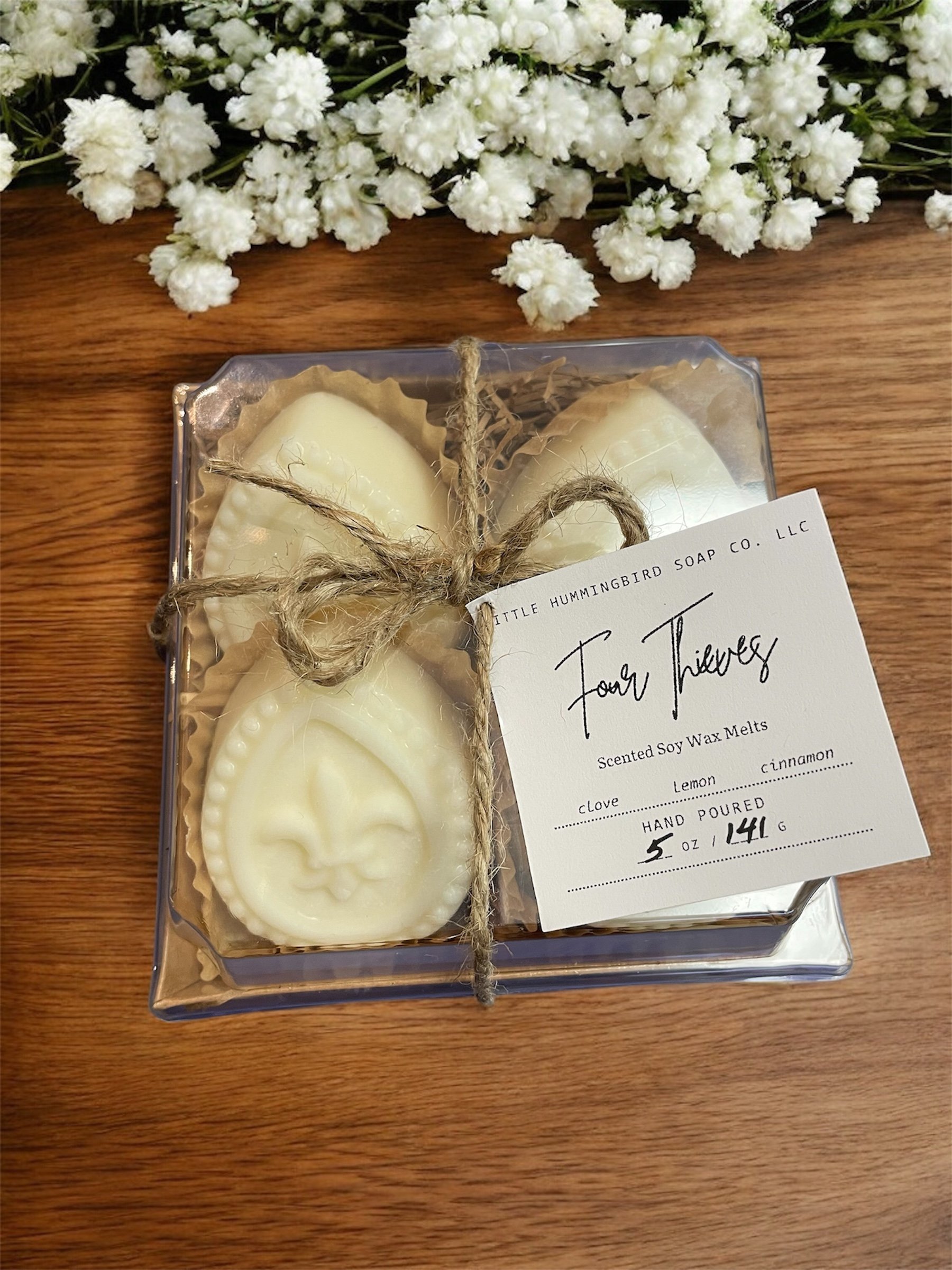 Fleur-De-Lis Wax Melts + Four Thieves