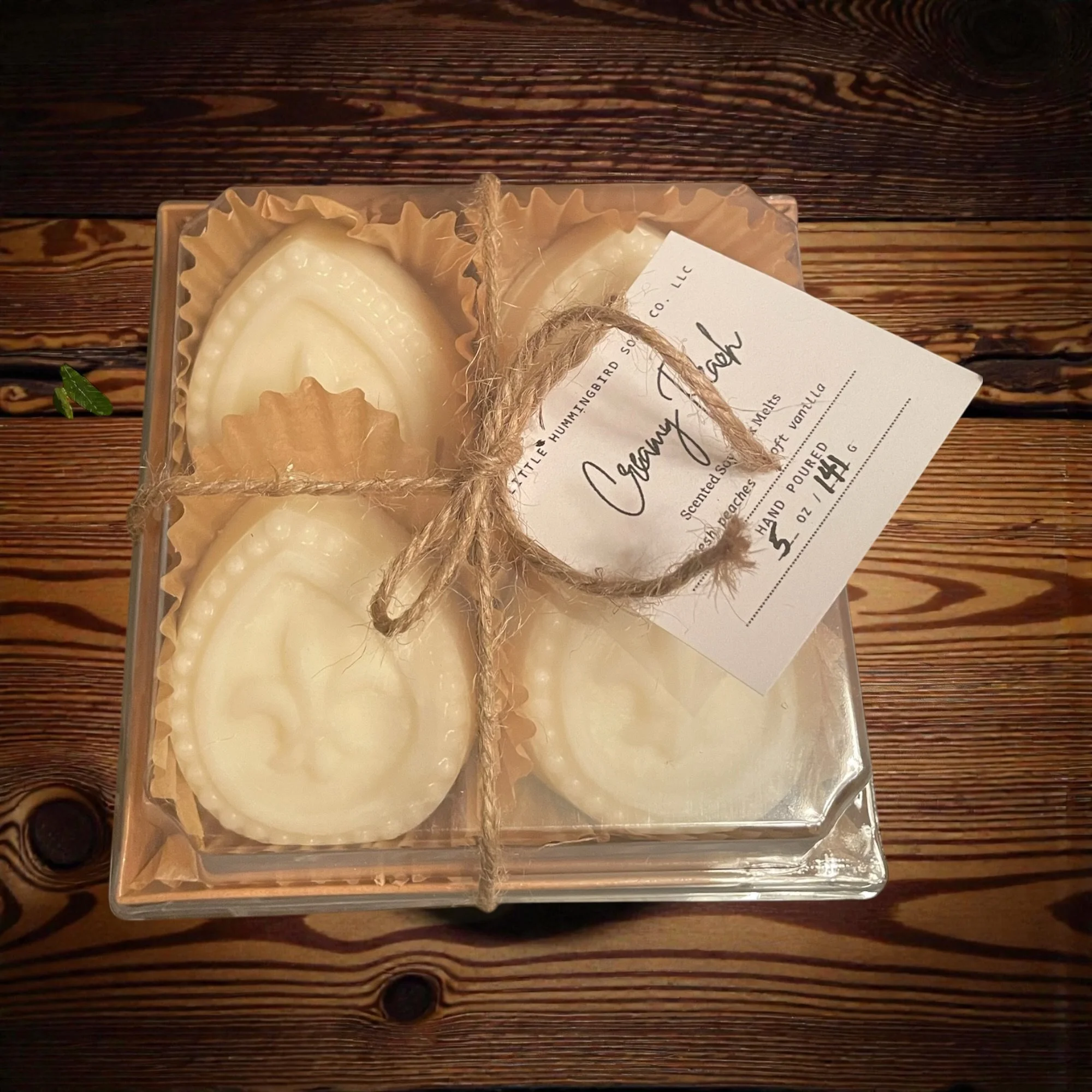 Fleur-De-Lis Wax Melts + Creamy Peach