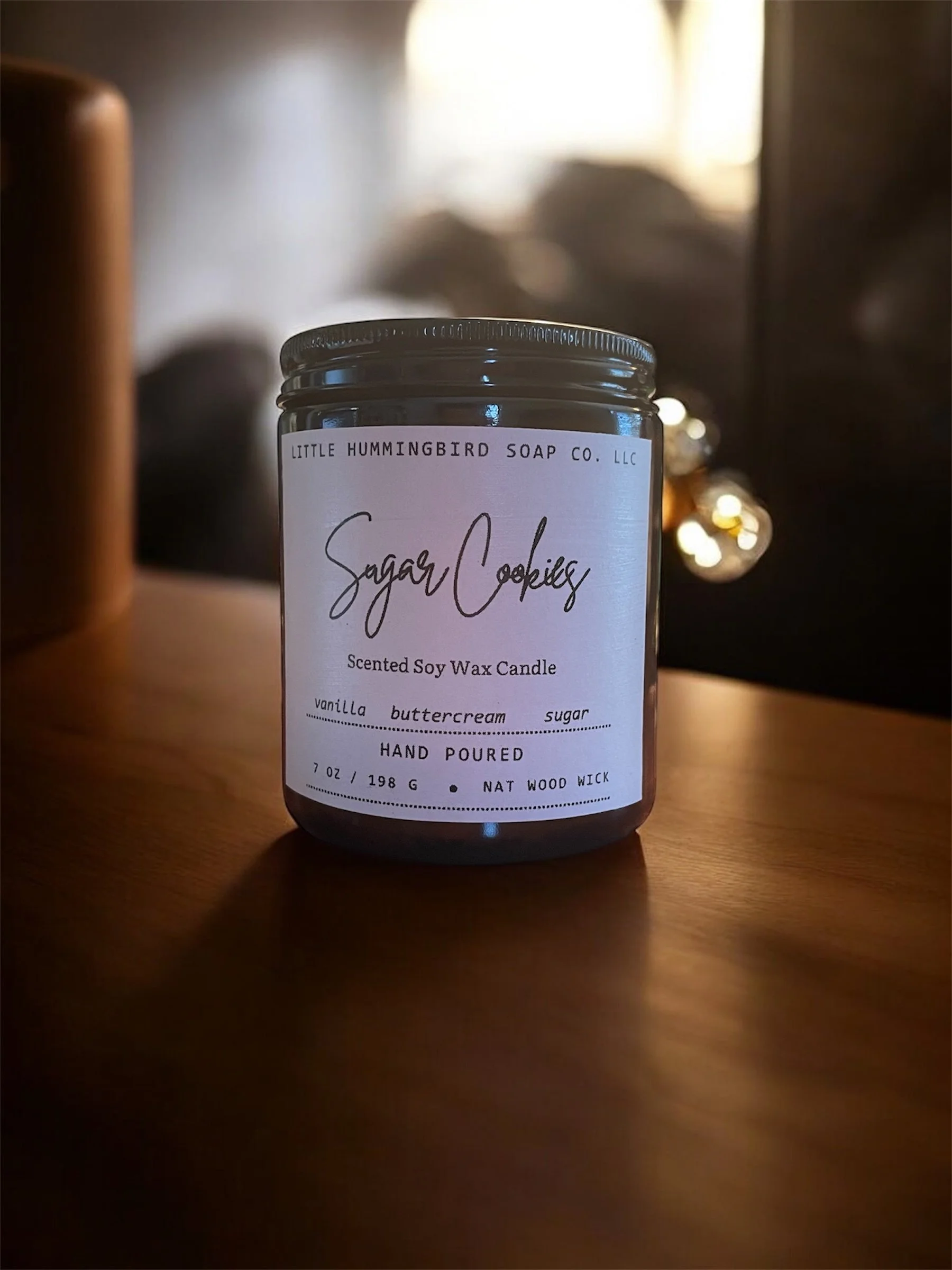 Wood Wick Candle + Sugar Cookies