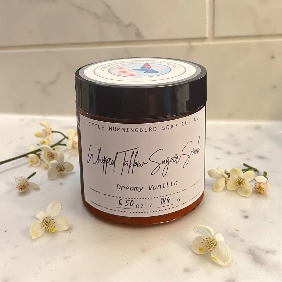 Whipped Tallow Sugar Scrub + Dreamy Vanilla
