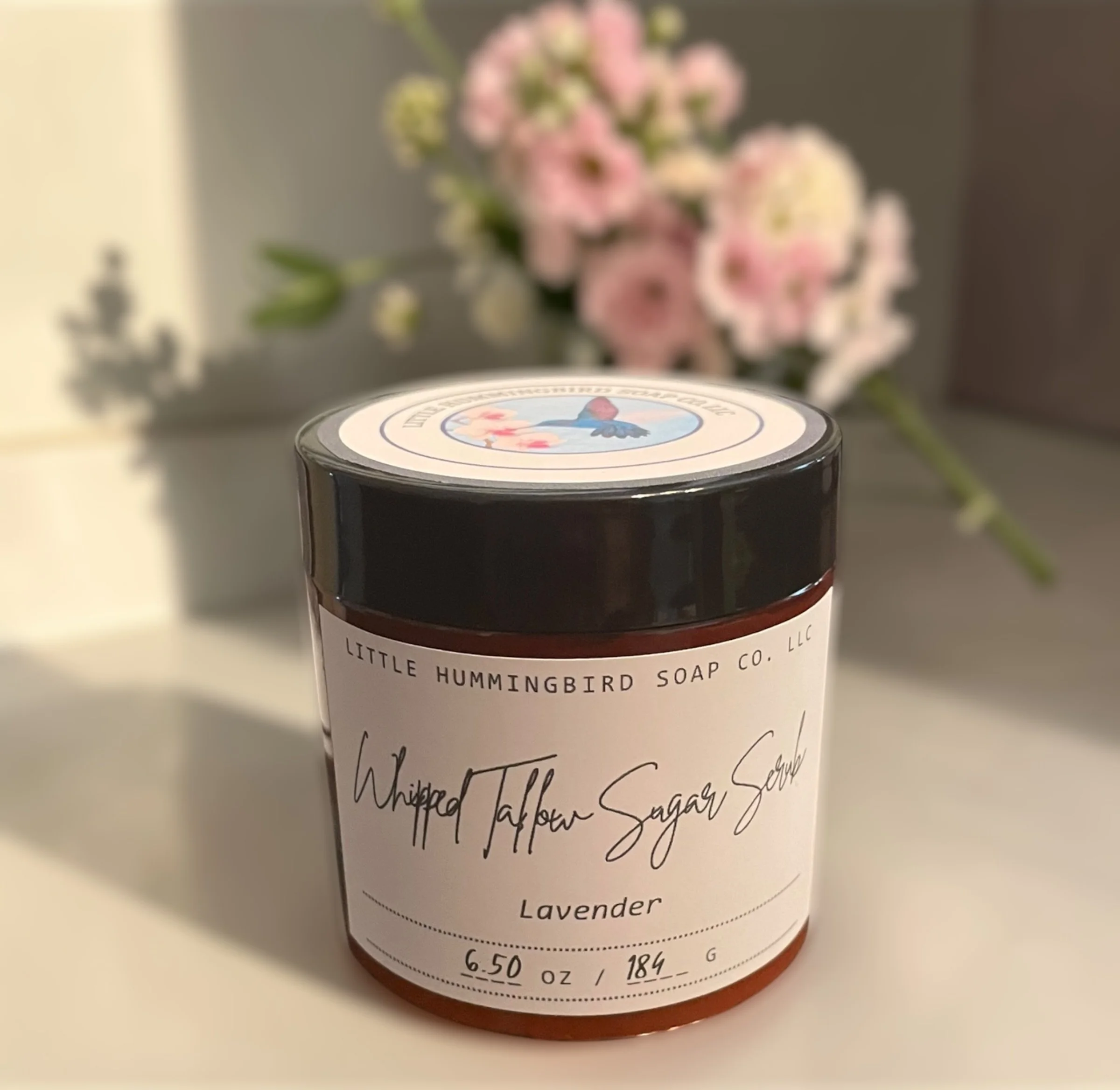 Whipped Tallow Sugar Scrub + Lavender