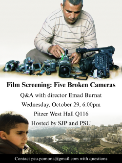 Five Broken Cameras Screening and Q&A