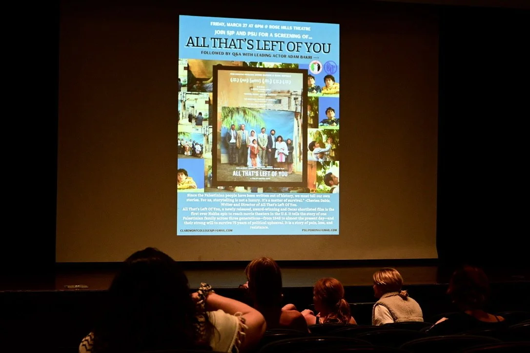 Photo of the screening of the movie All That's Left of You