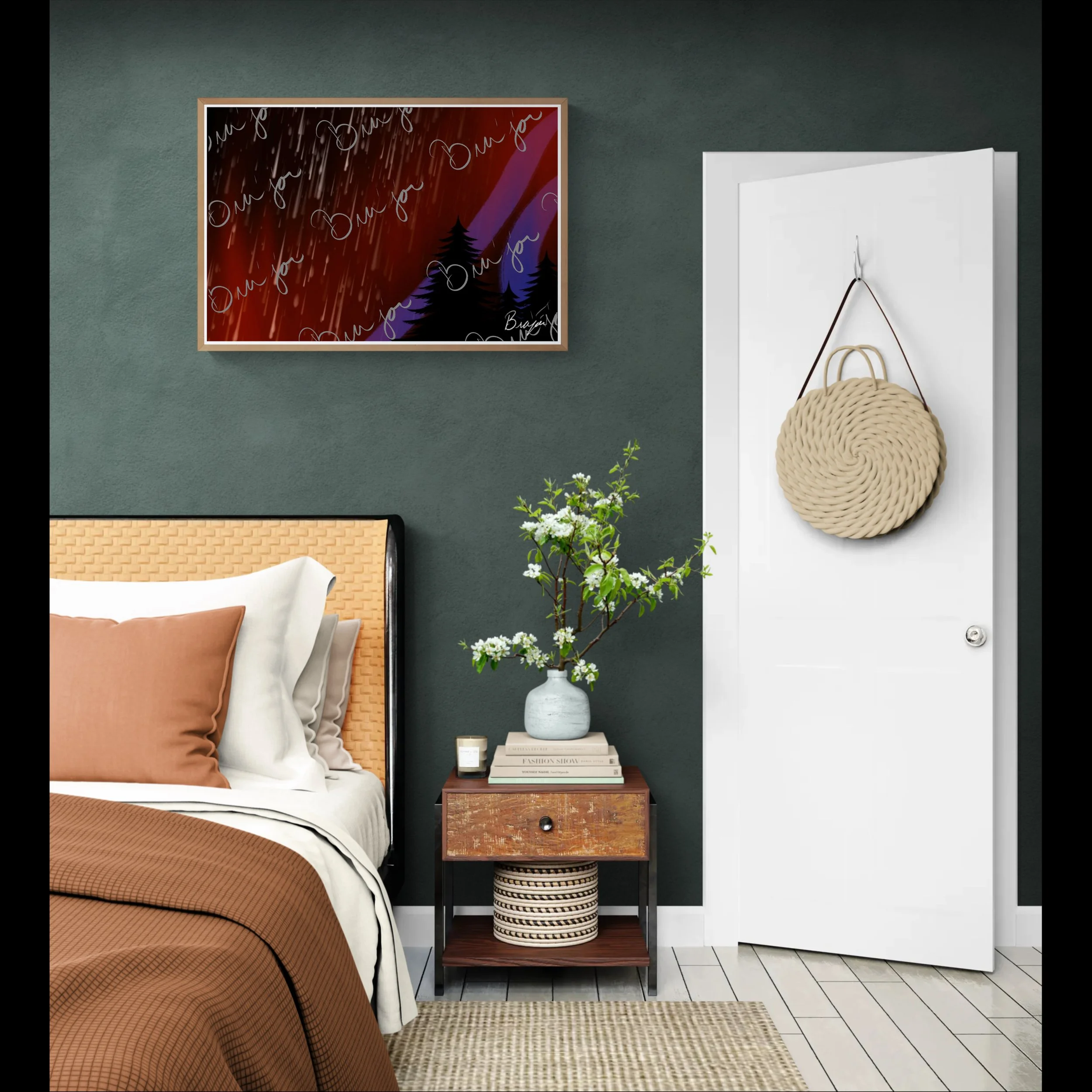 Framed Artwork - Title: Wishes
