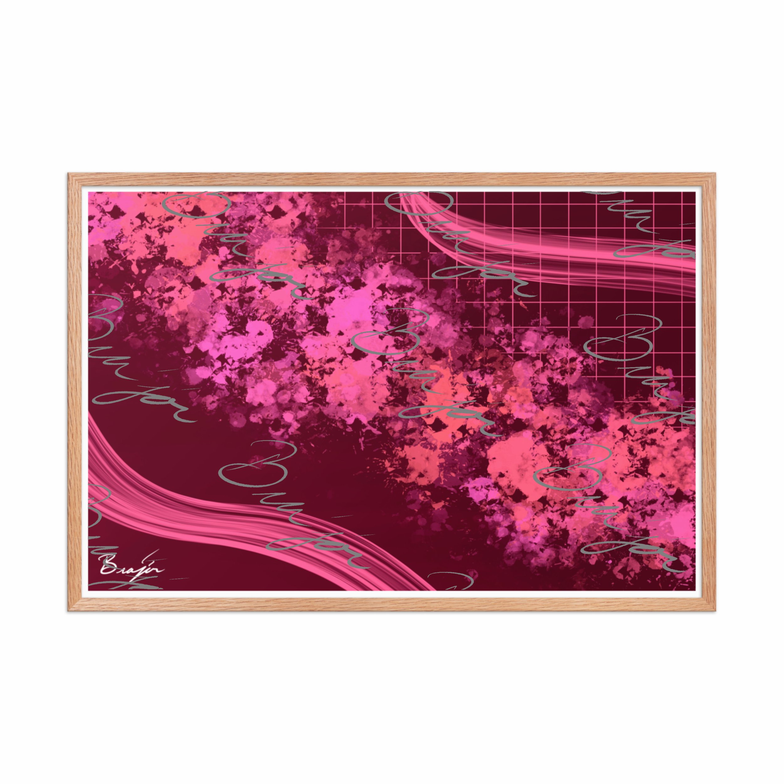 Framed Artwork - Title: Soft