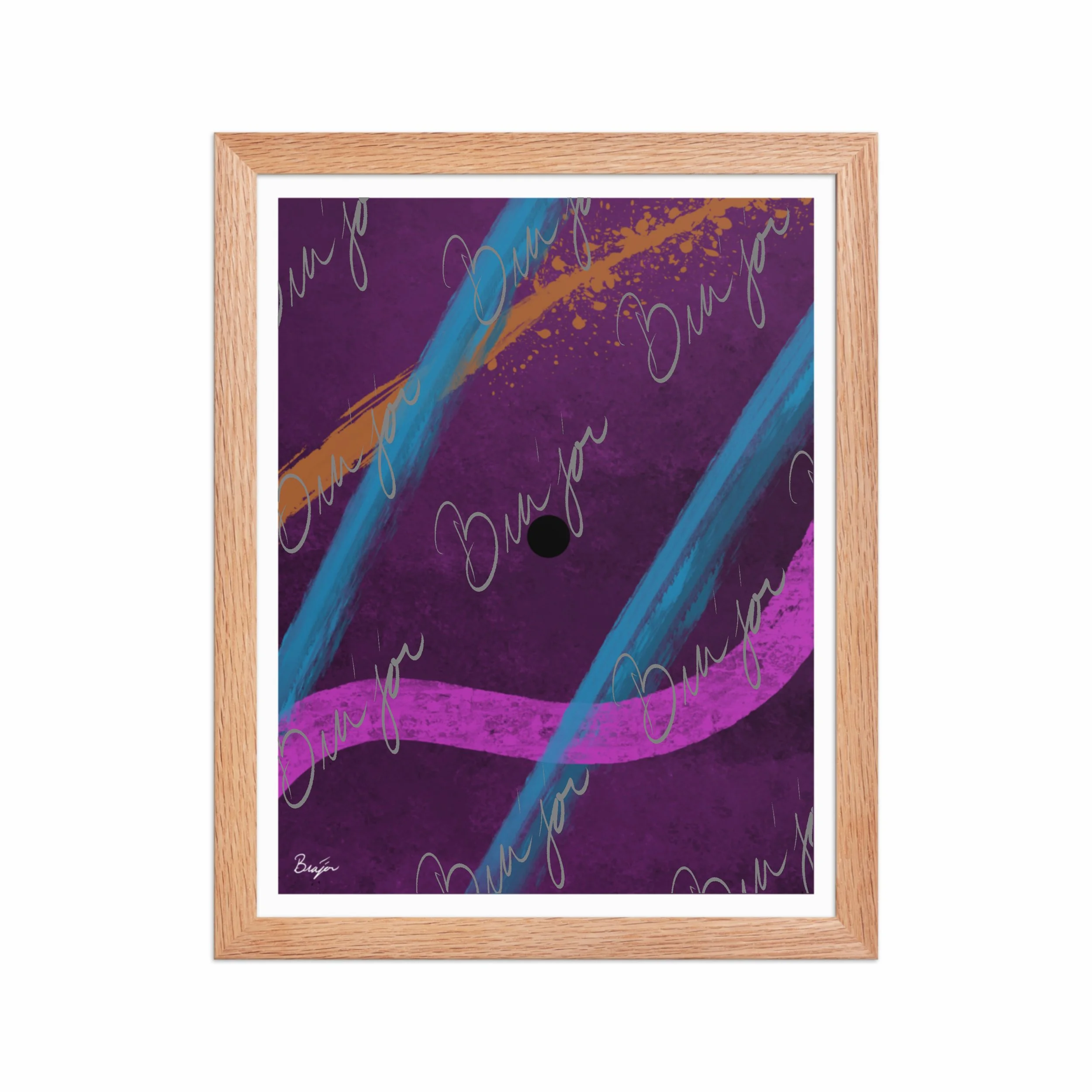 Framed Artwork - Title: Absent