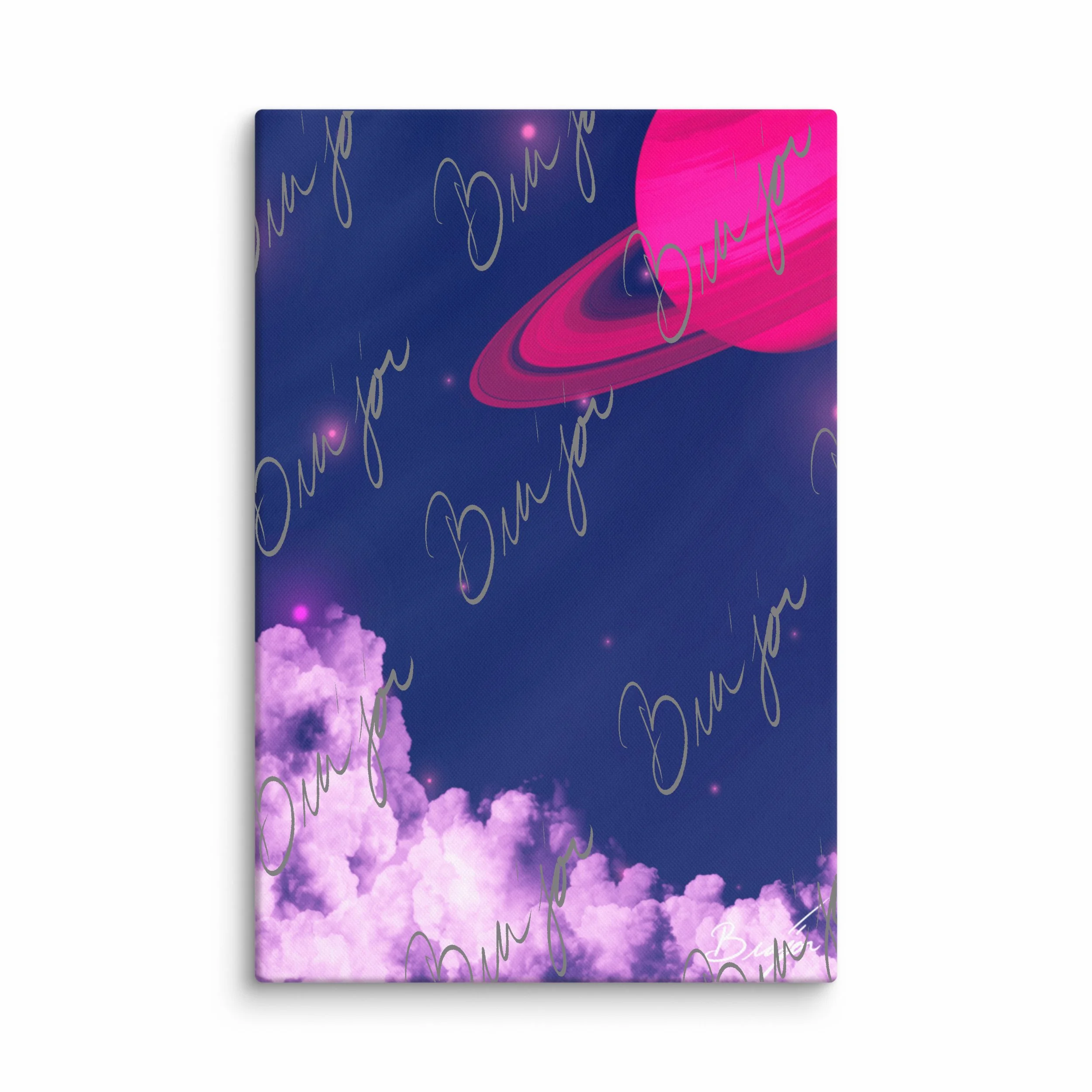 Canvas Wall Art - Title: Pink Space