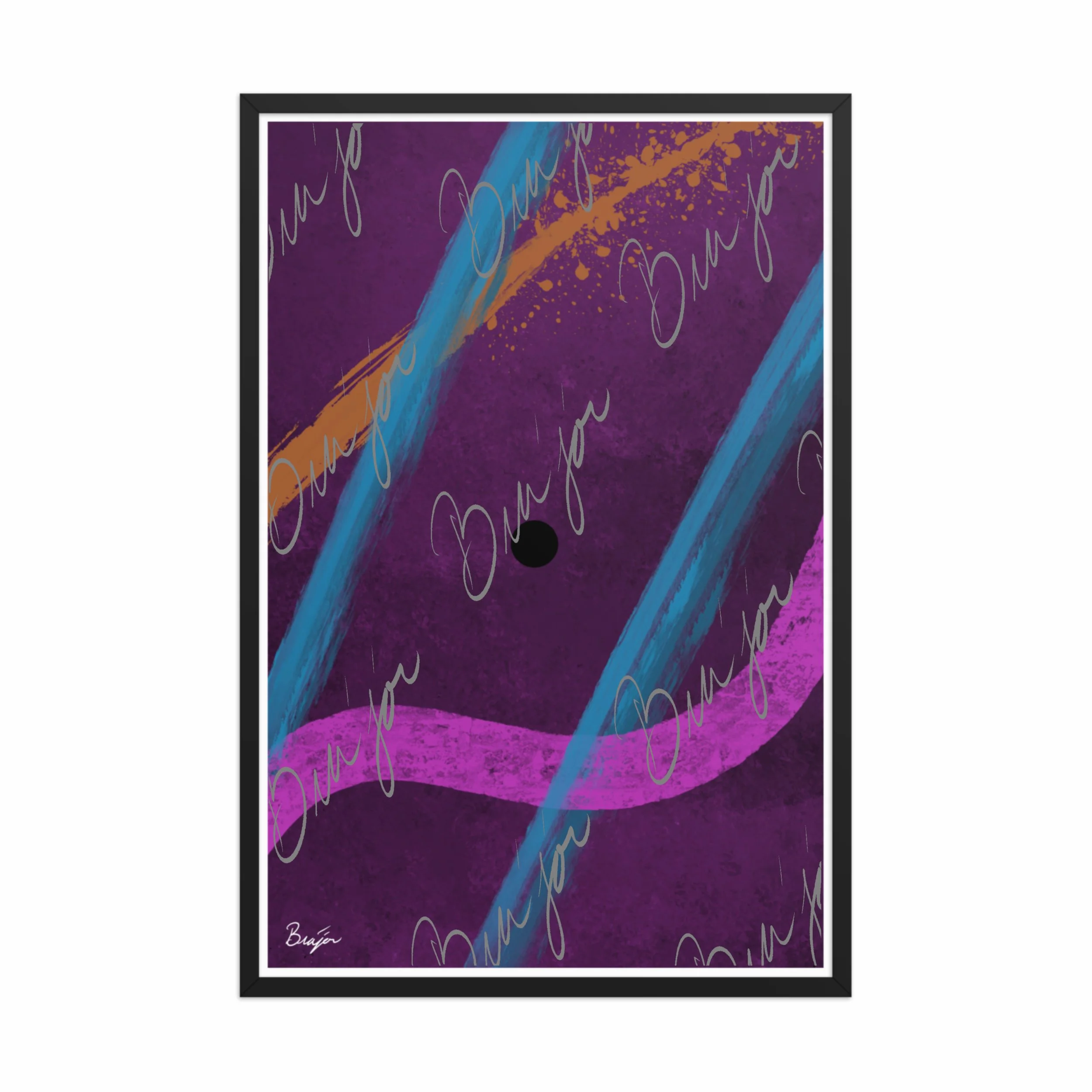 Framed Artwork - Title: Absent