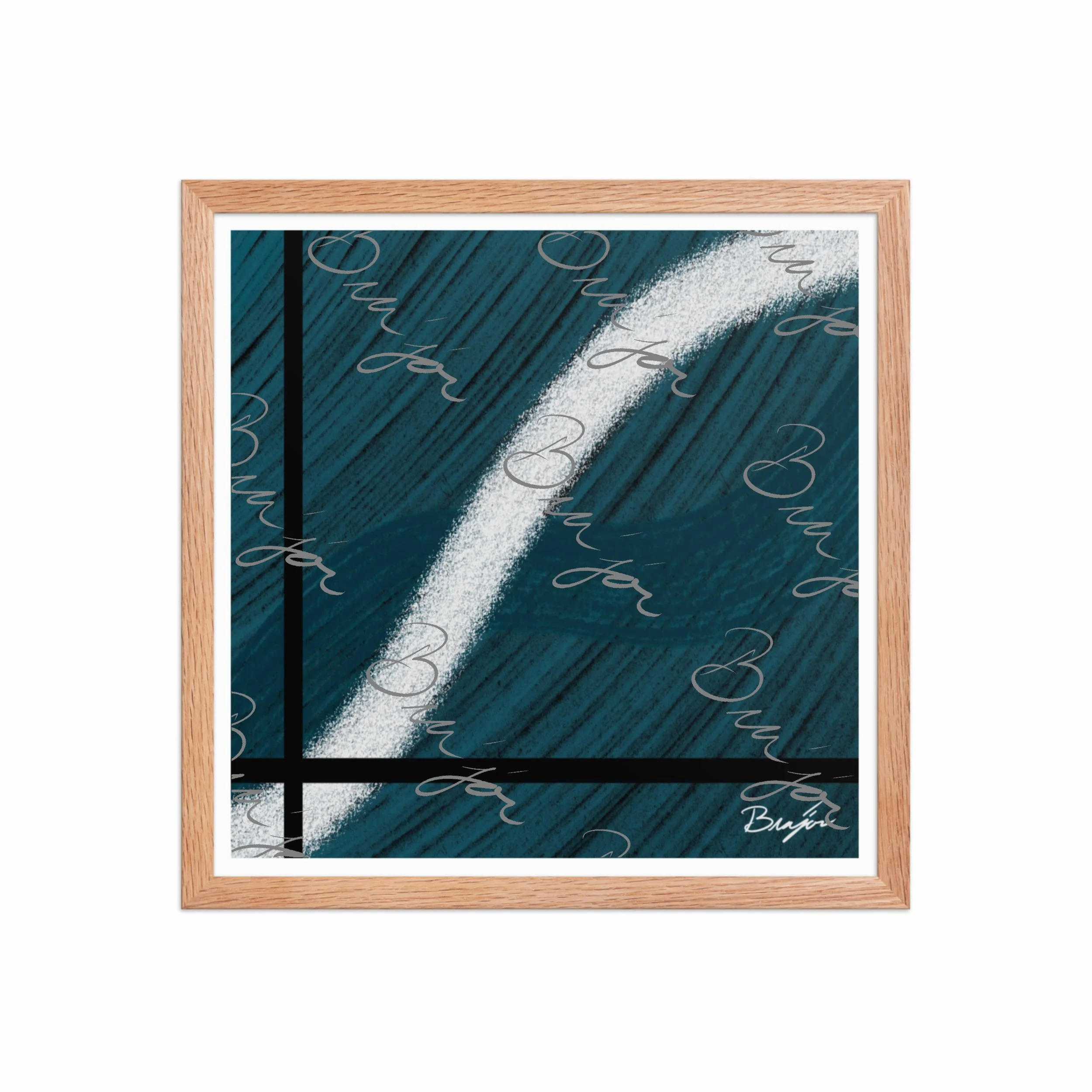 Framed Artwork - Title: The Storm