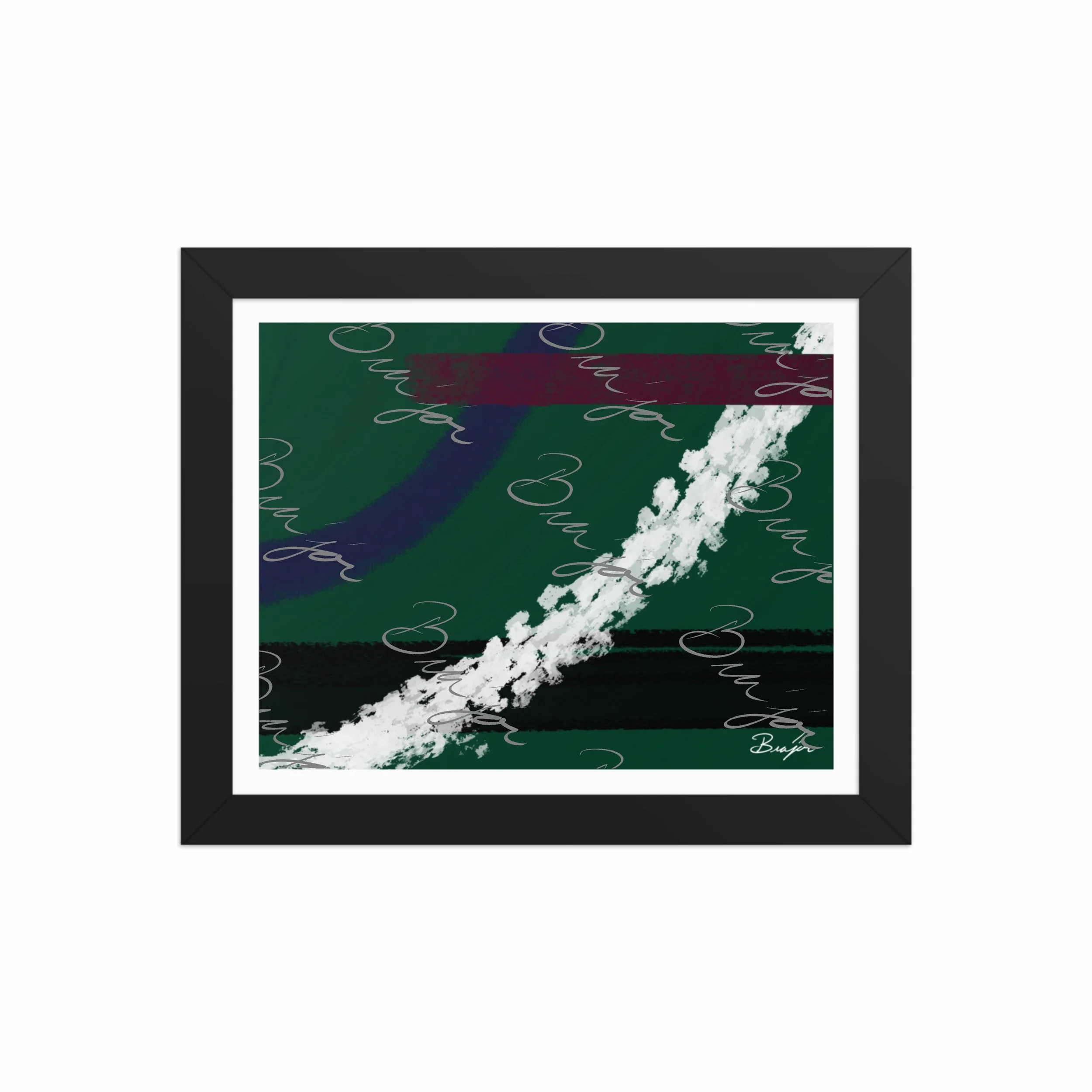 Framed Artwork - Title: Reconstruct
