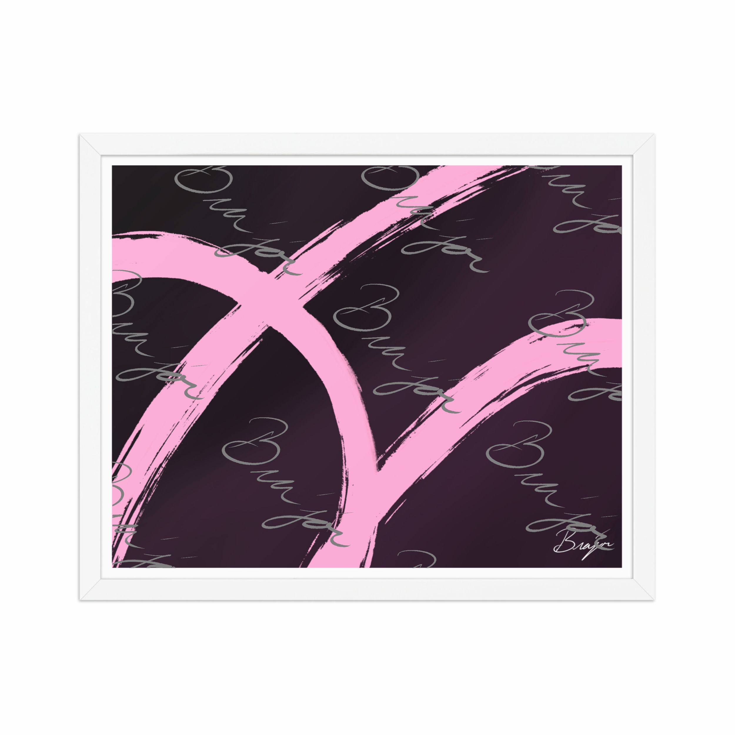 Framed Artwork - Title: Sentiment