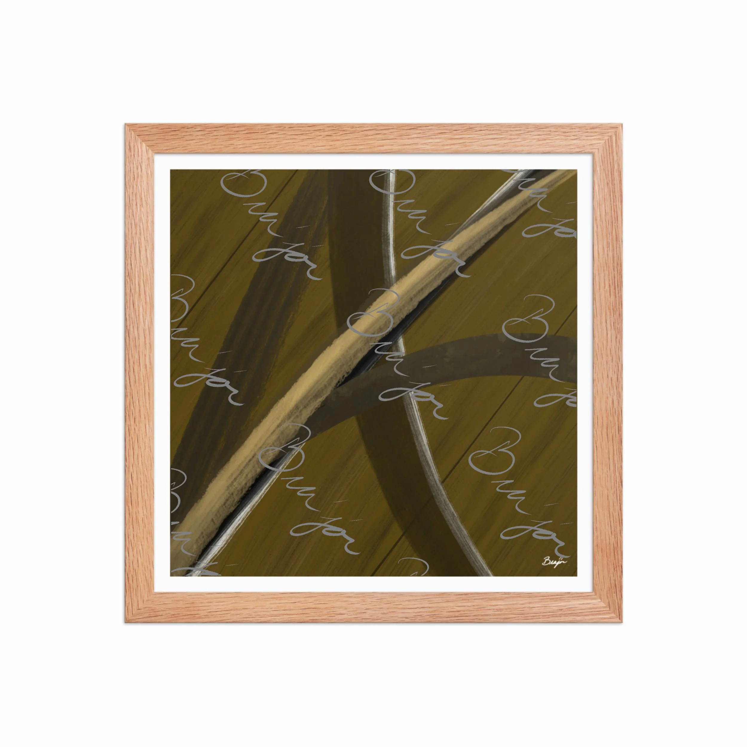 Framed Artwork - Title: Parting