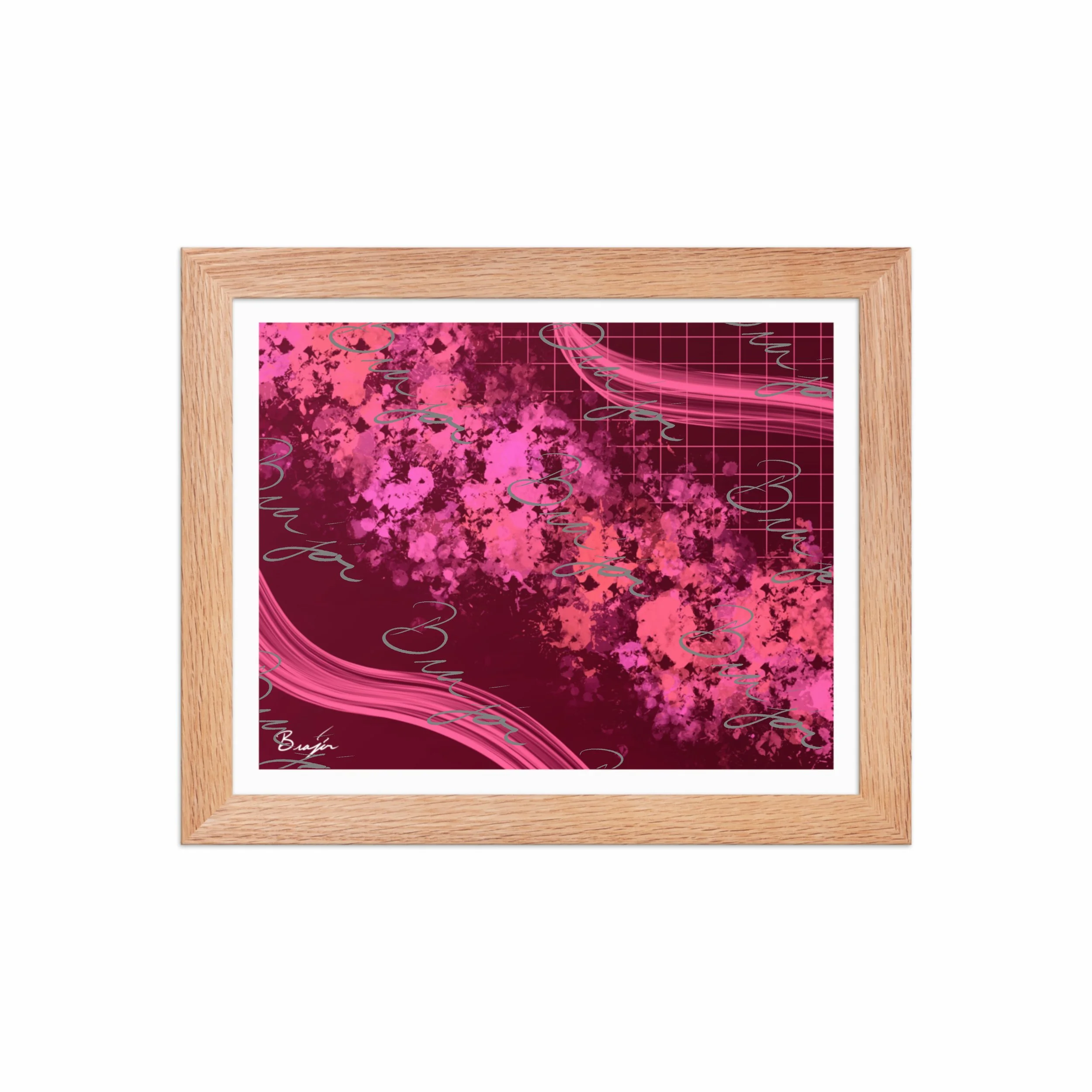 Framed Artwork - Title: Soft