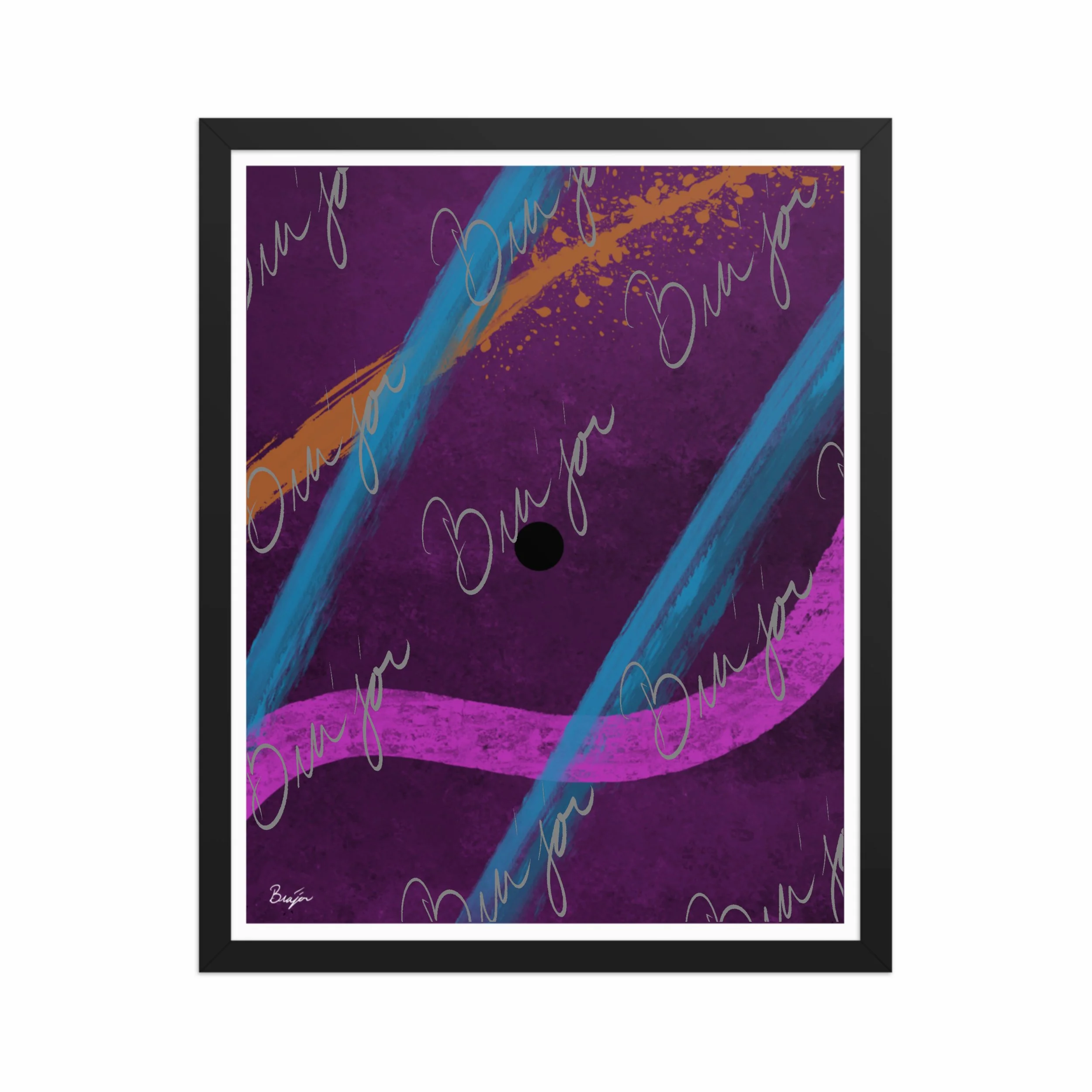 Framed Artwork - Title: Absent