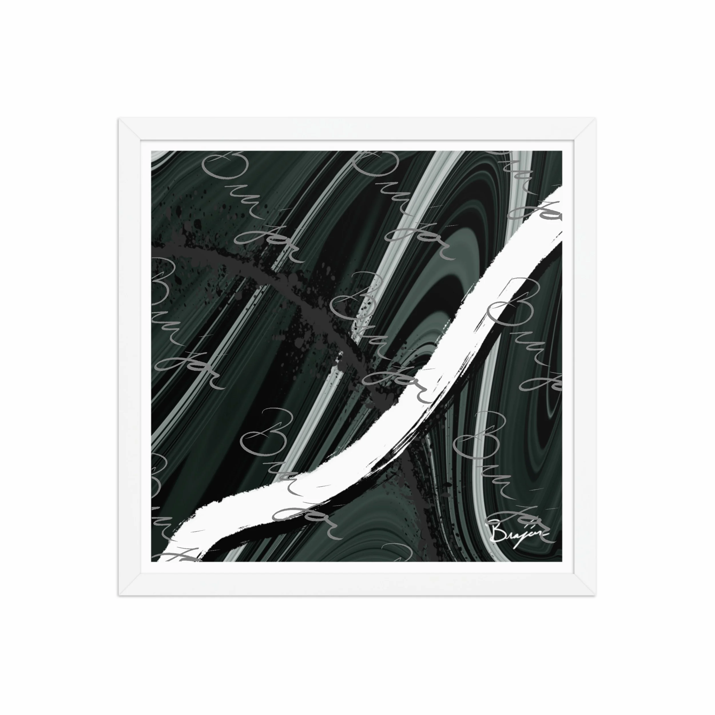 Framed Artwork - Title: High