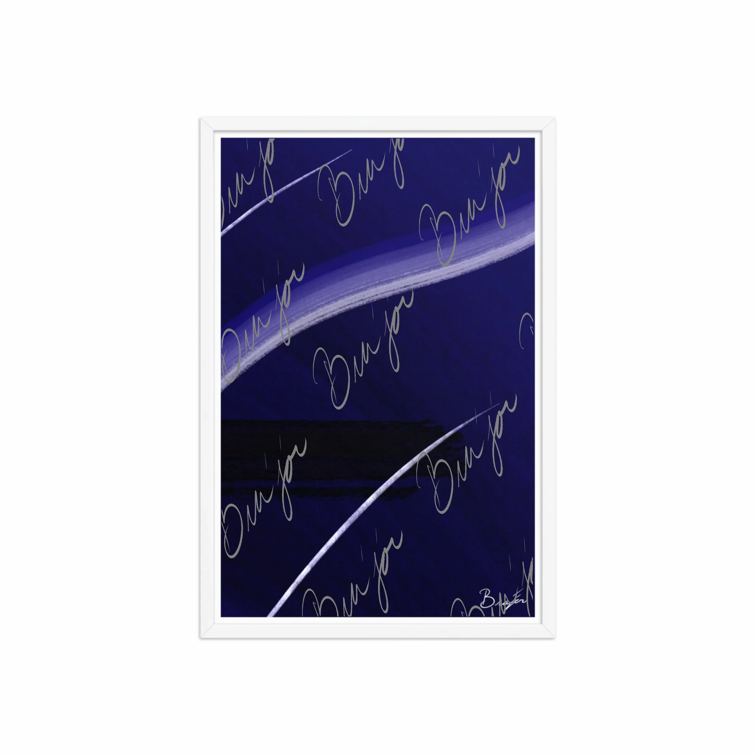 Framed Artwork - Title: Tears