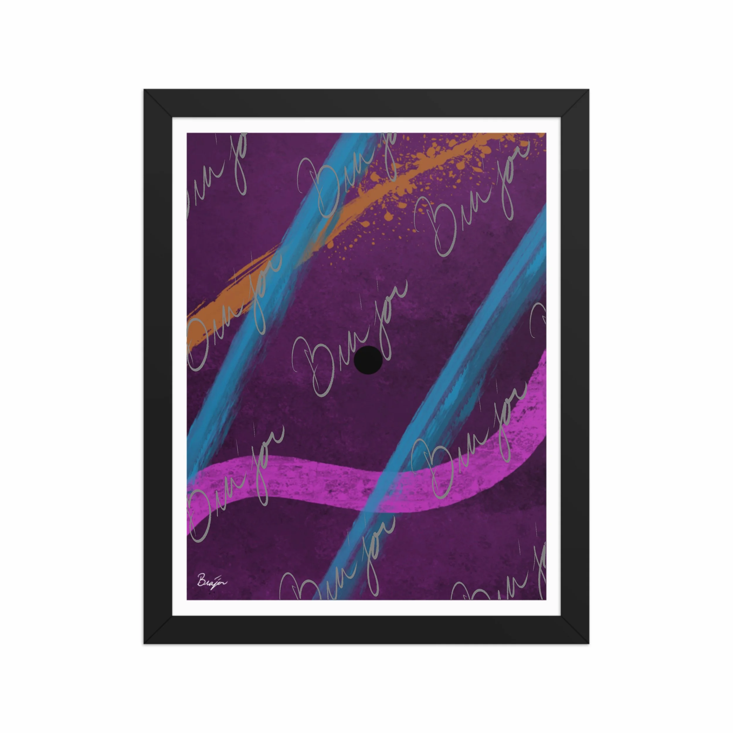 Framed Artwork - Title: Absent