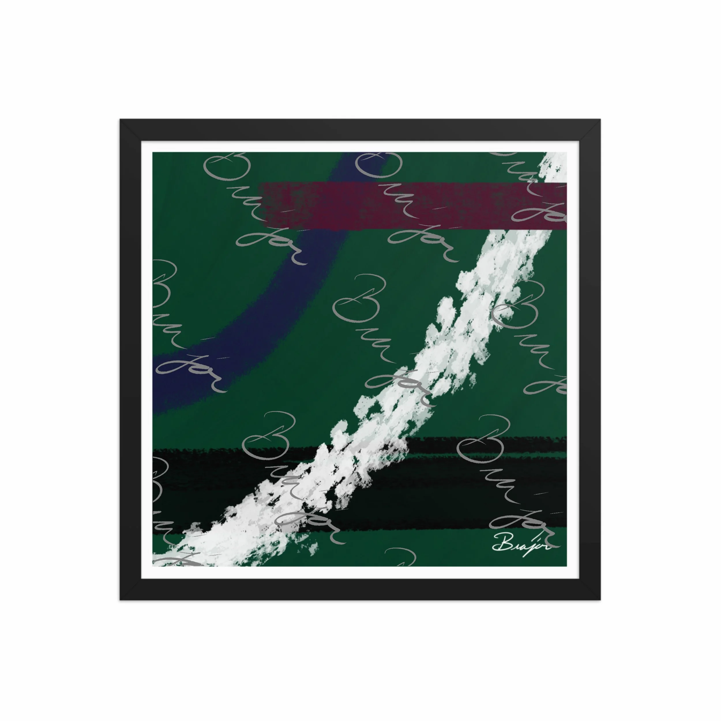 Framed Artwork - Title: Reconstruct