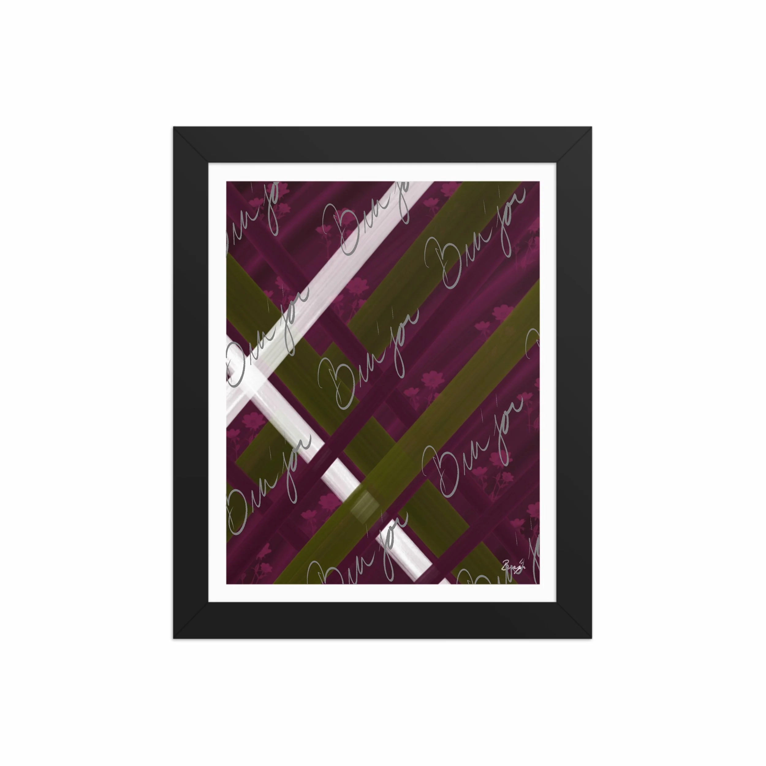 Framed Artwork - Title: Complex