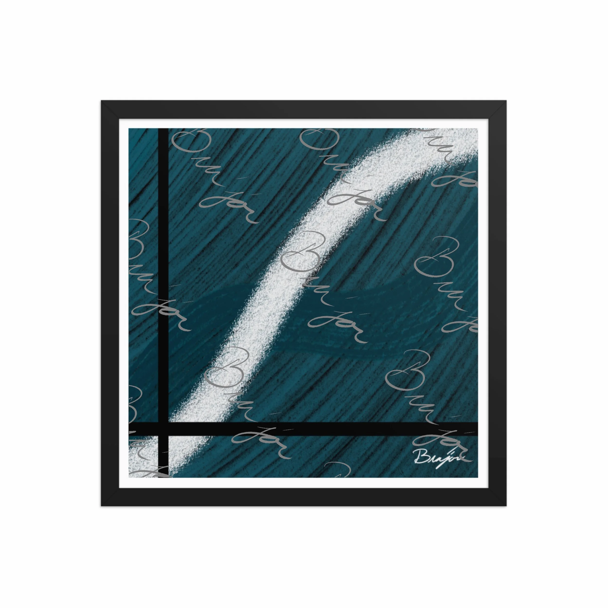 Framed Artwork - Title: The Storm